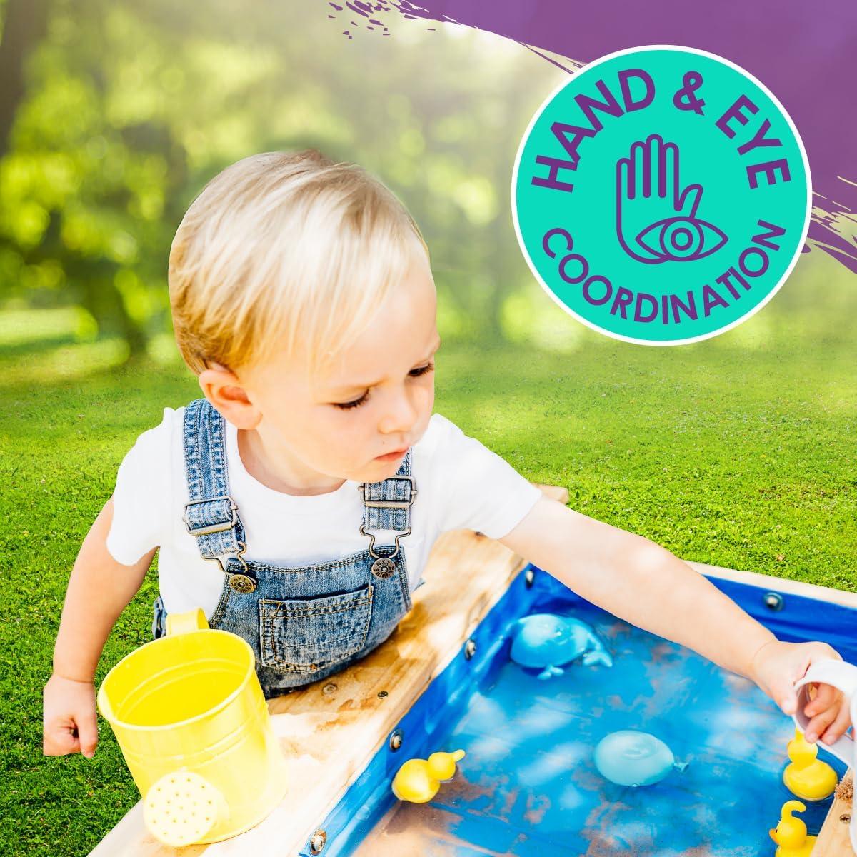 Mesa de Arena y Agua Plum Surfside - Madera Natural 104x89cm