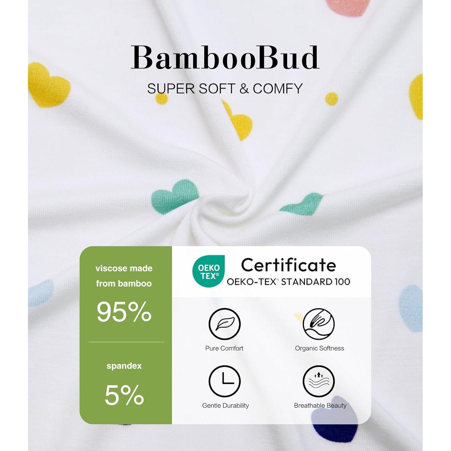 Saco de Sueño Swaddle BambooBud 0-3 Meses Corazón