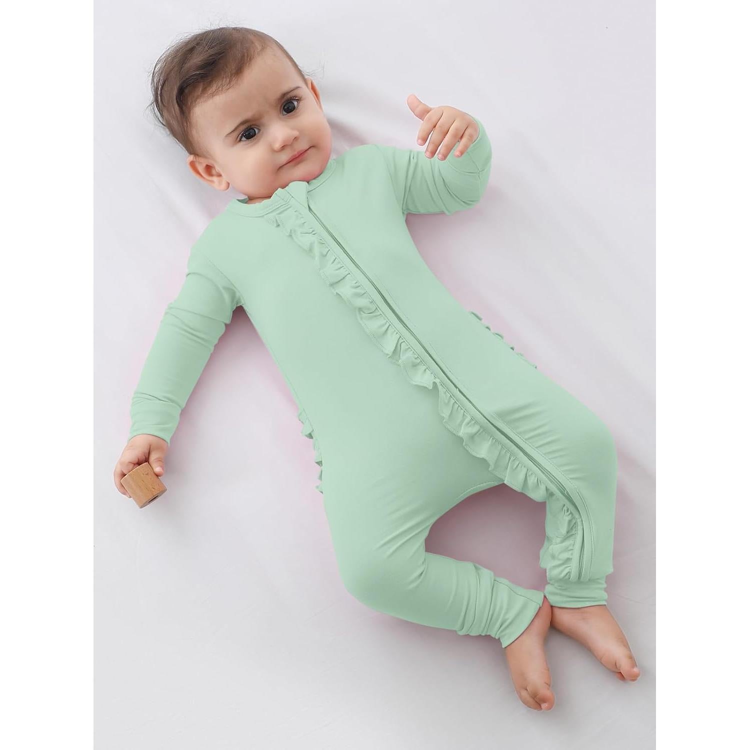 Mono de manga larga sin pies GUISBY para bebés 0-24 meses