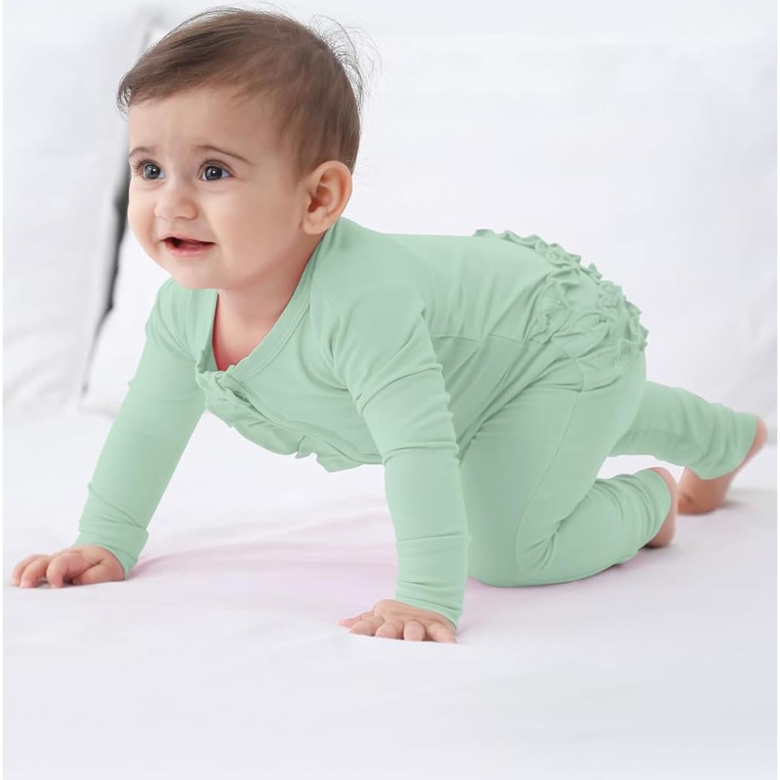 Mono de manga larga sin pies GUISBY para bebés 0-24 meses