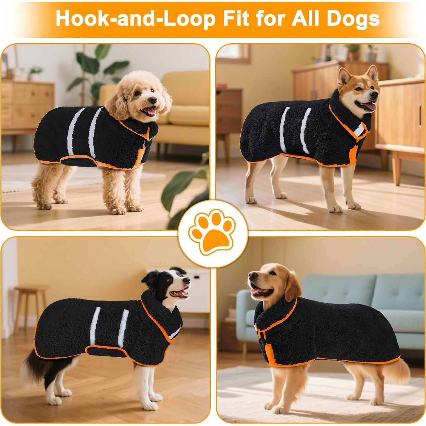 Bata de baño para perros Unicorn Catcher S-XXL absorbente