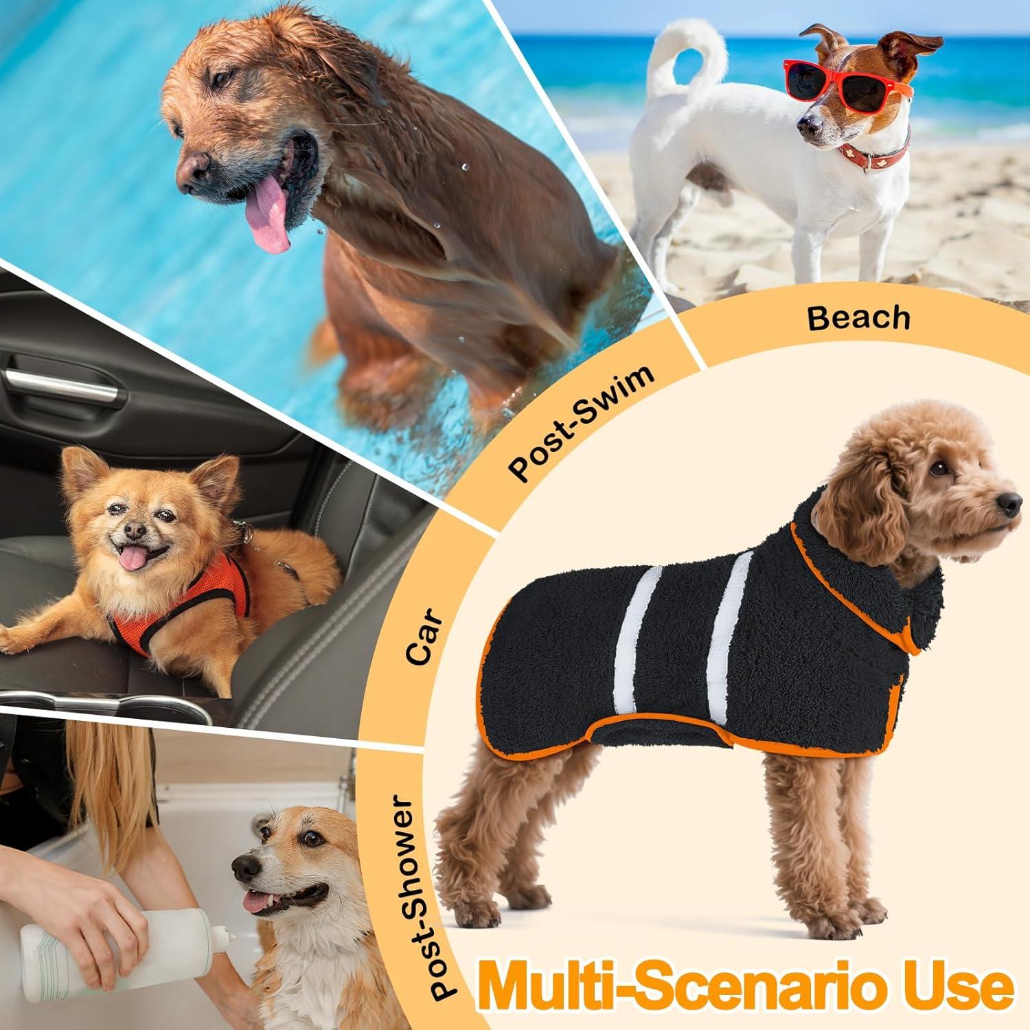 Bata de baño para perros Unicorn Catcher S-XXL absorbente