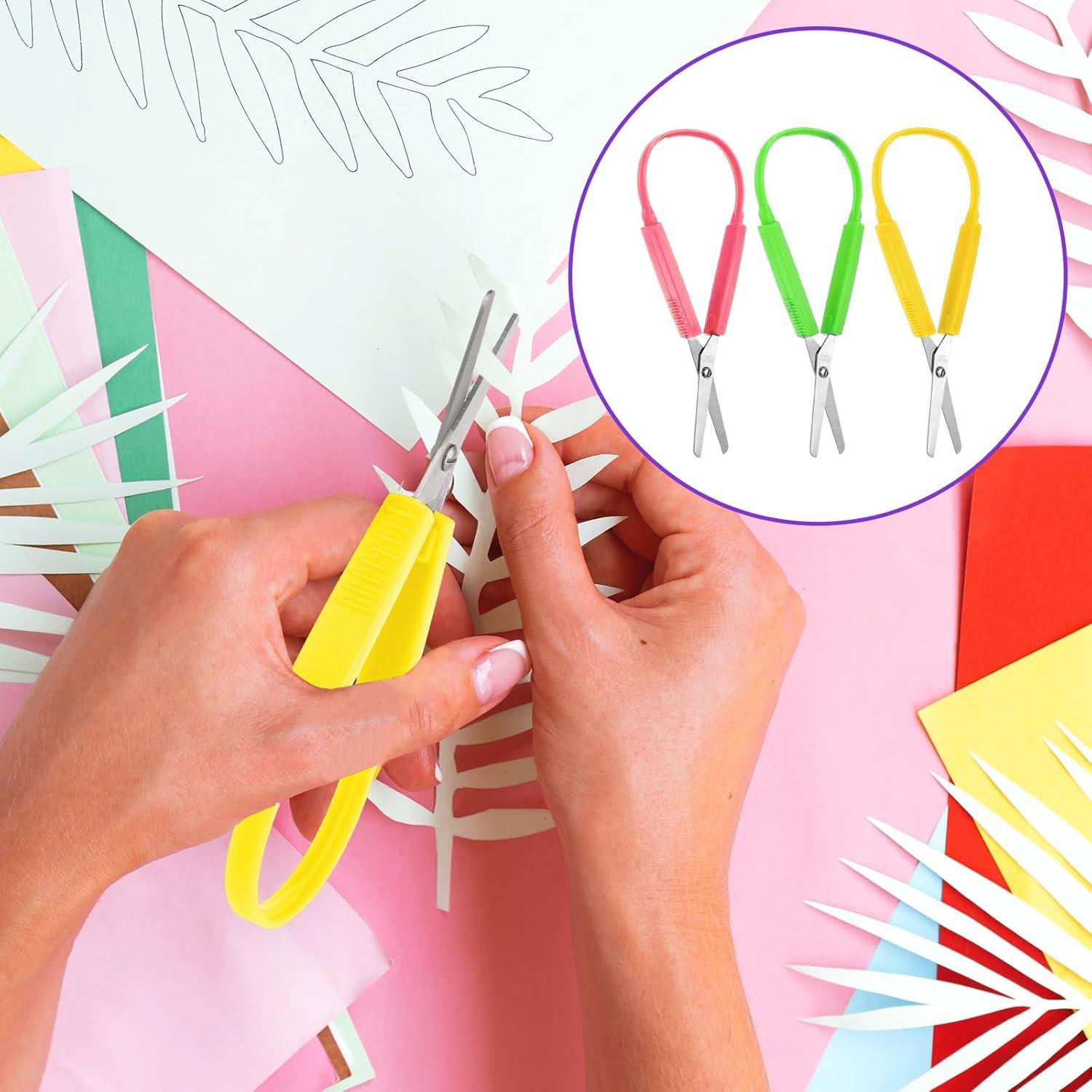 Set de Tijeras de Bucle Telooco 3 Piezas 14 cm Seguridad Niños