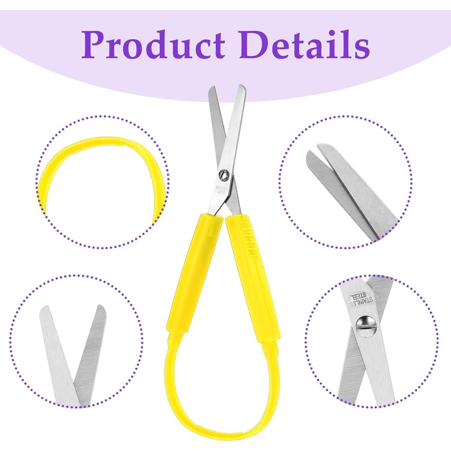 Set de Tijeras de Bucle Telooco 3 Piezas 14 cm Seguridad Niños