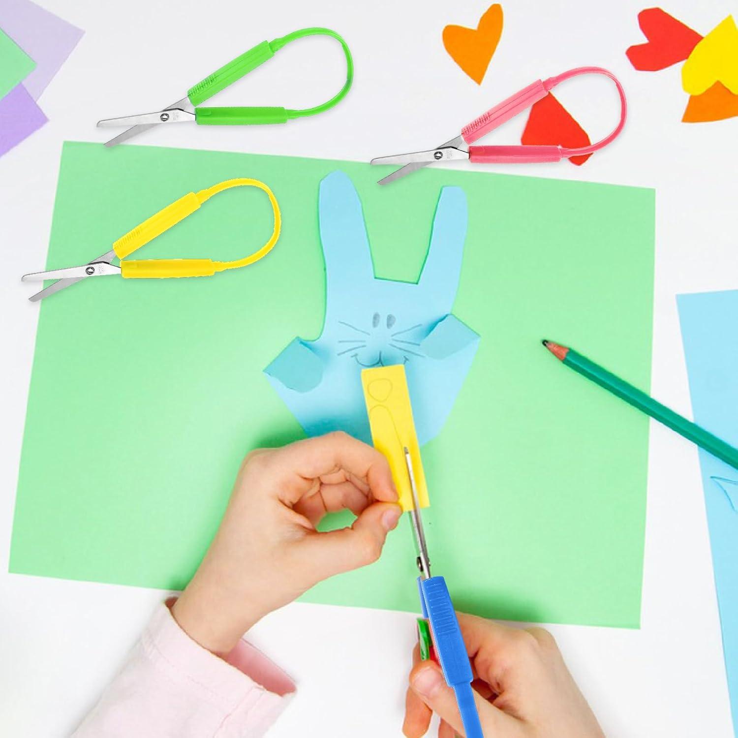 Set de Tijeras de Bucle Telooco 3 Piezas 14 cm Seguridad Niños