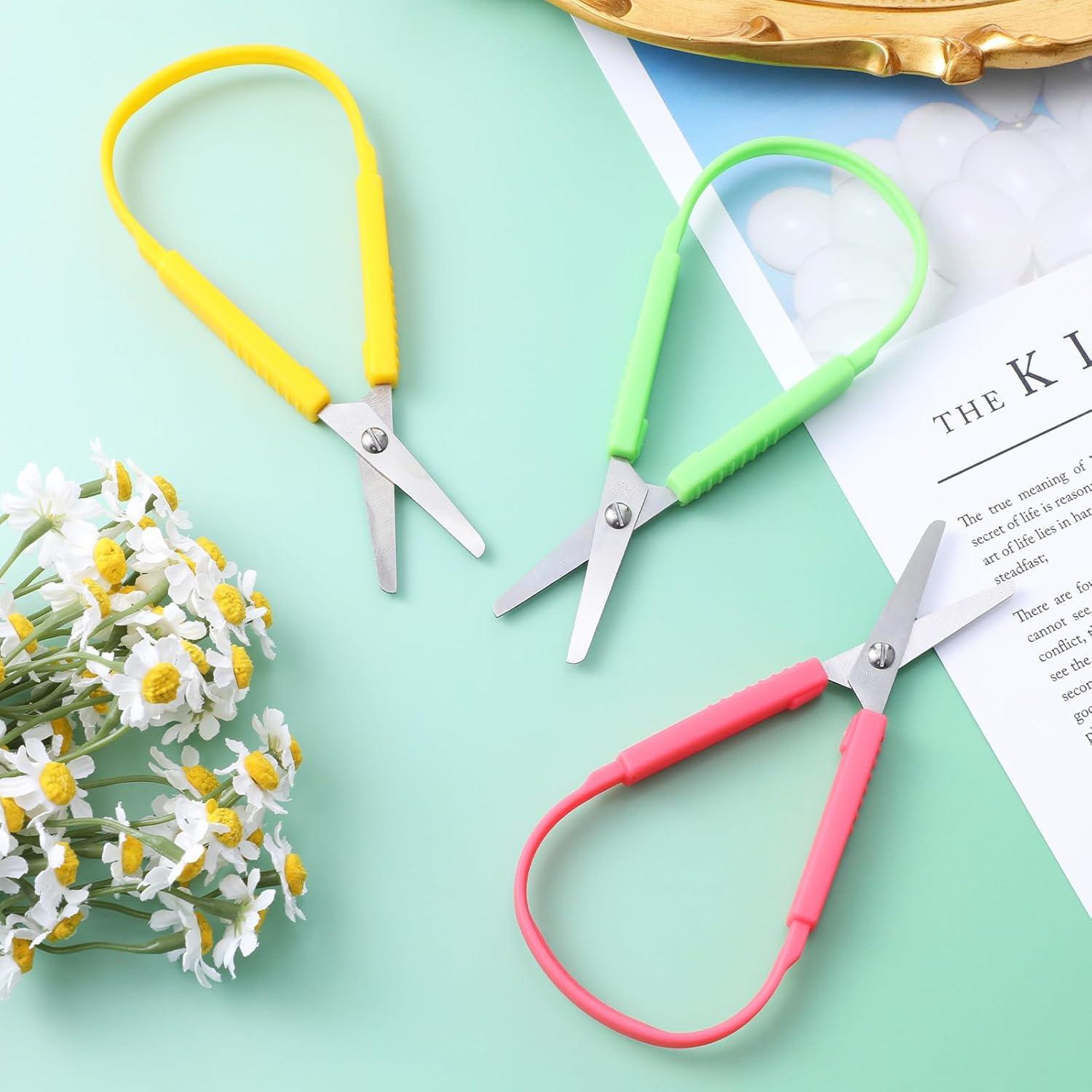 Set de Tijeras de Bucle Telooco 3 Piezas 14 cm Seguridad Niños