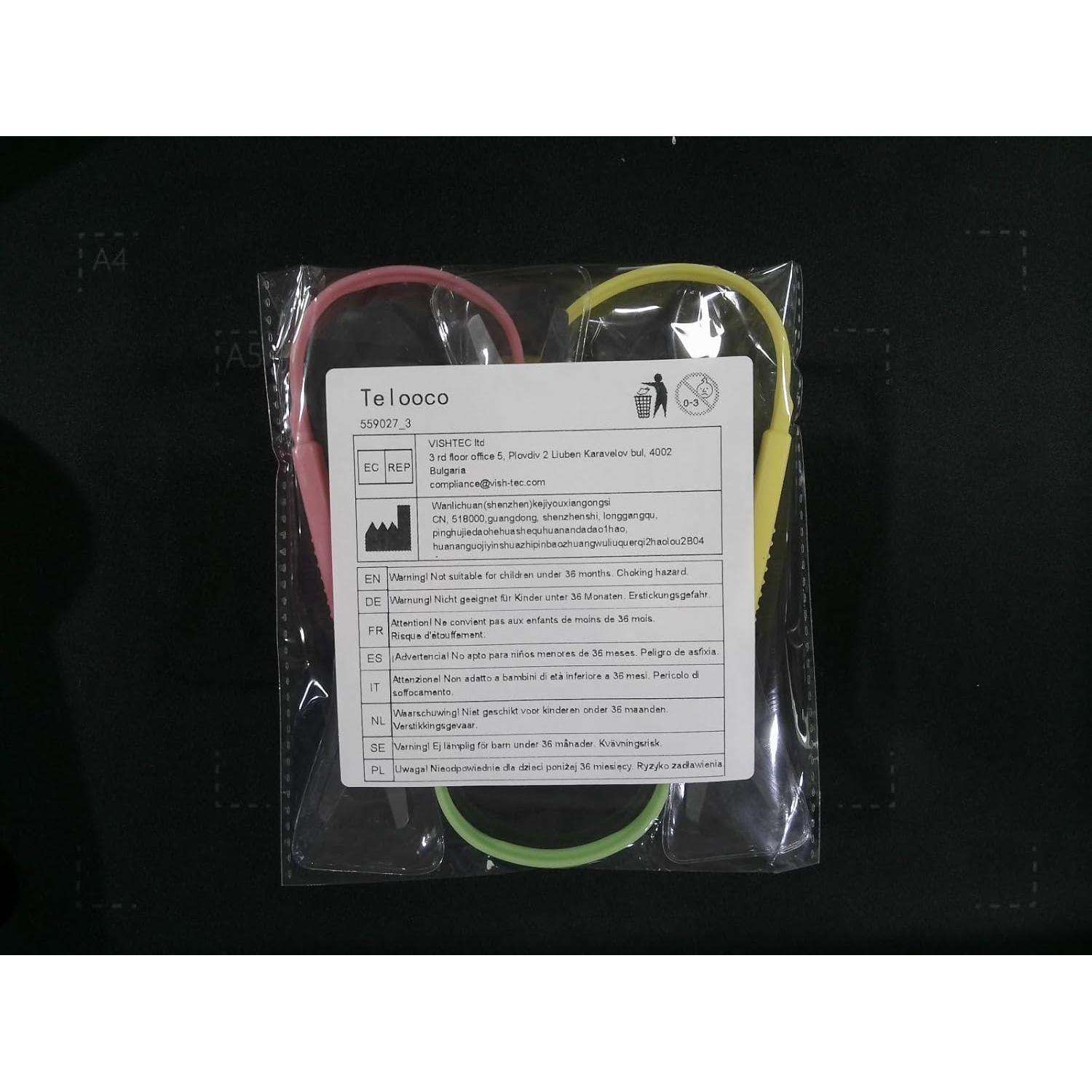 Set de Tijeras de Bucle Telooco 3 Piezas 14 cm Seguridad Niños