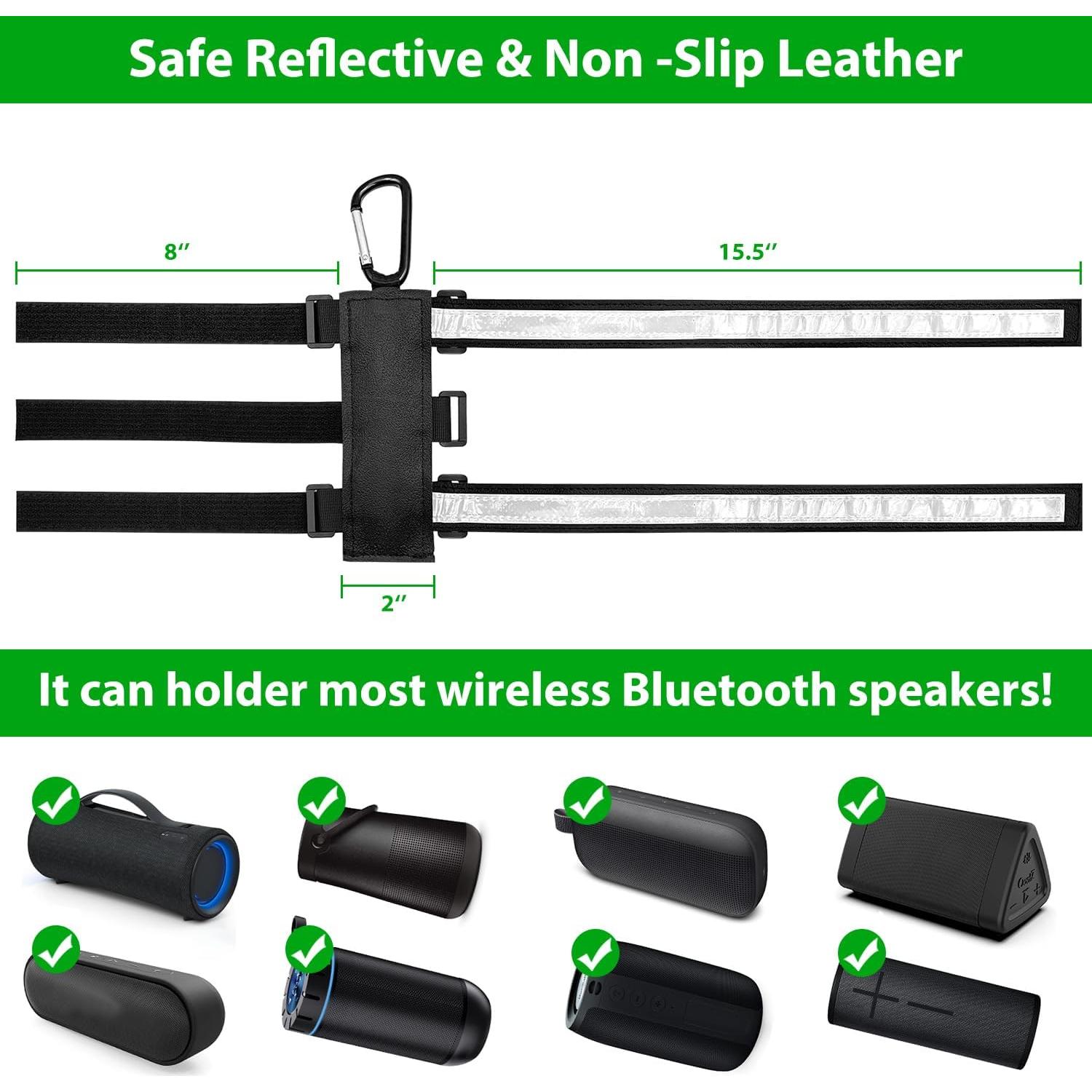 Soporte de altavoz portátil Neasroe para bicicleta y moto