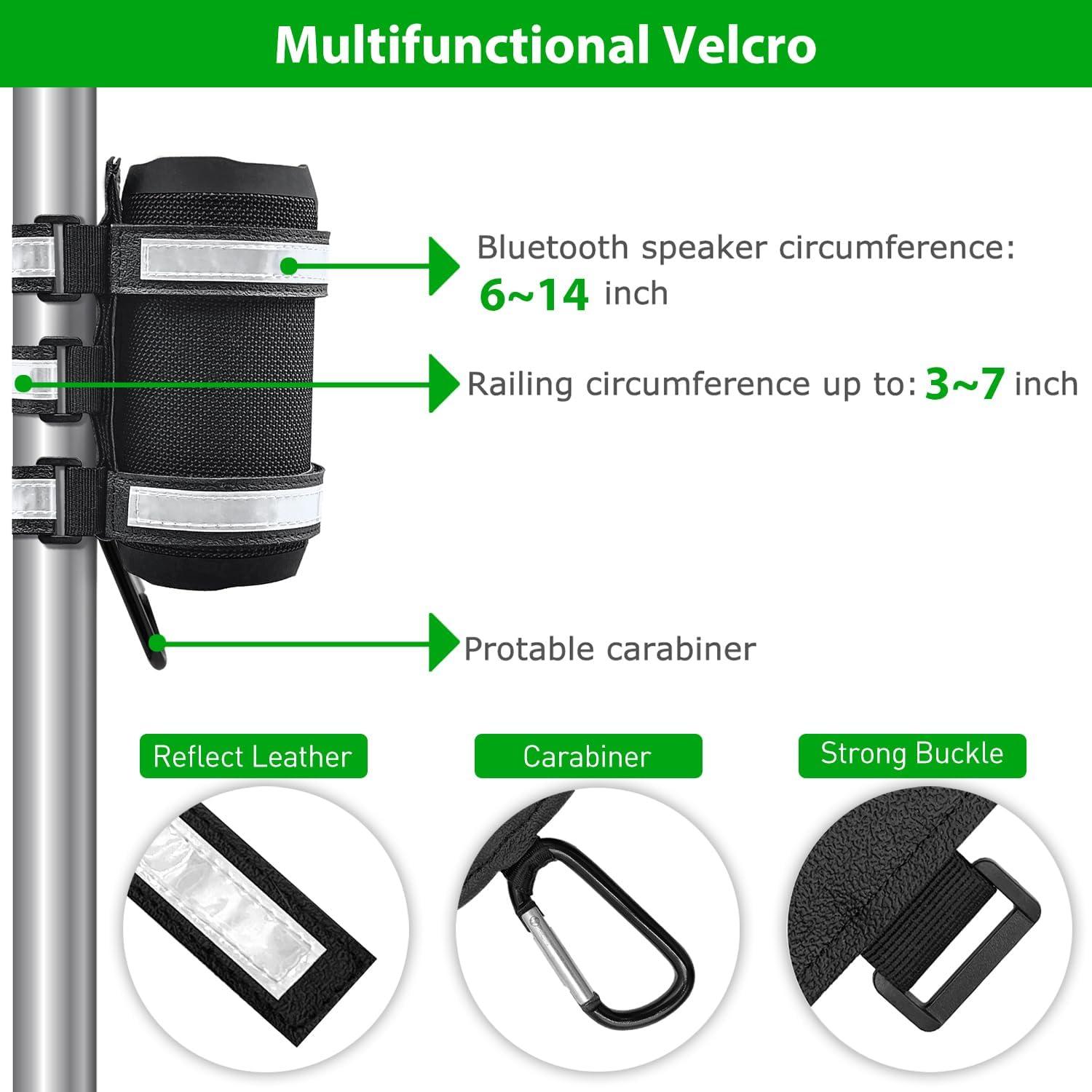 Soporte de altavoz portátil Neasroe para bicicleta y moto