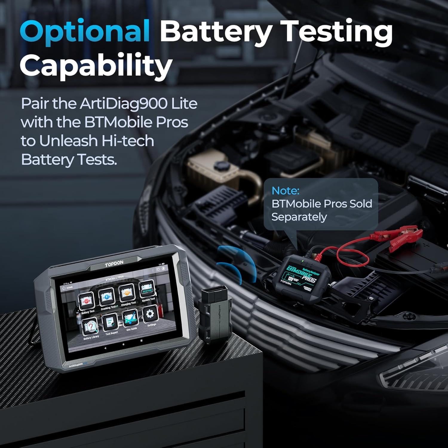 Escáner OBD2 TOPDON AD900 Lite Inalámbrico 2025, Diagnóstico Completo