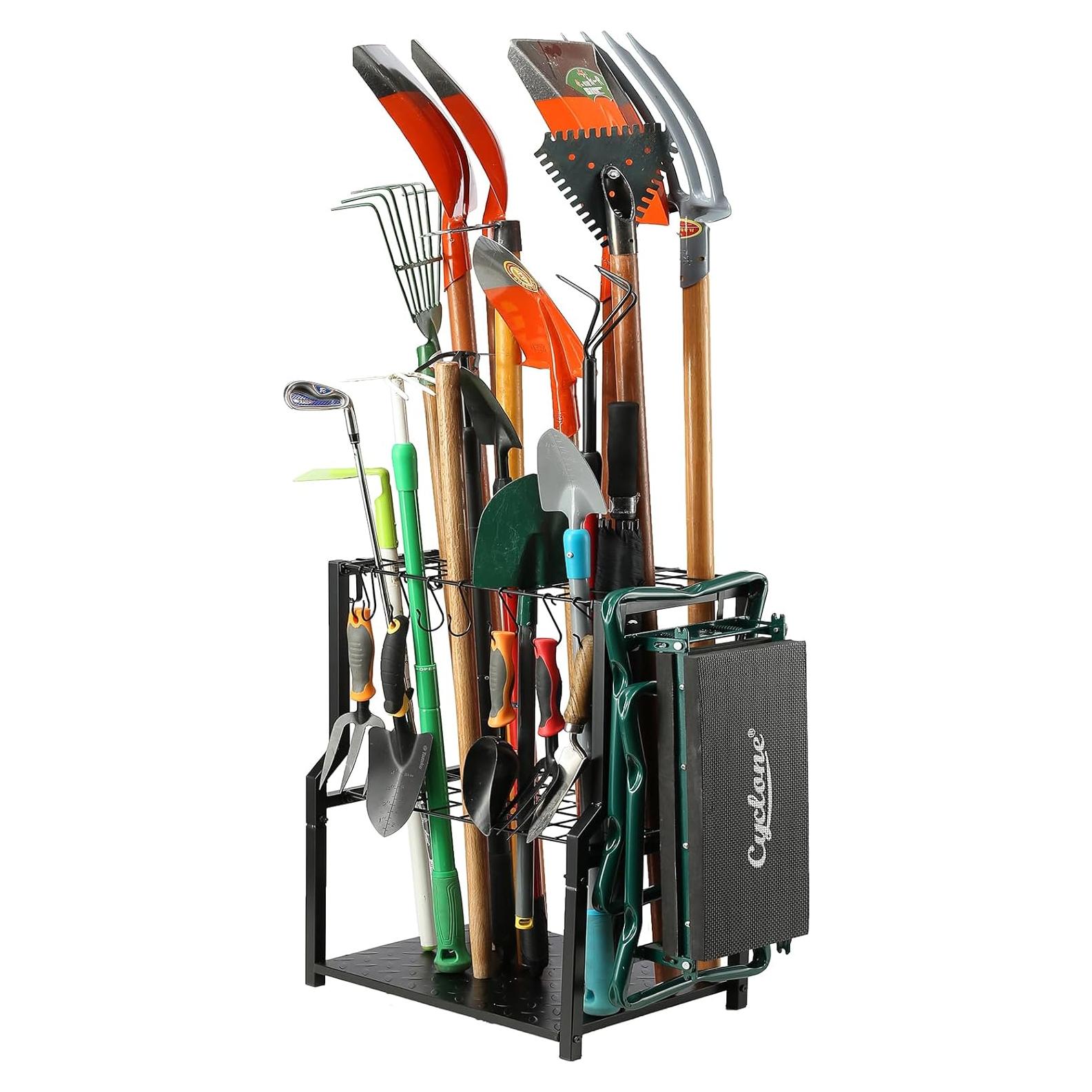 Organizador de Herramientas de Jardín YueTong Metal 70 cm Autoportante