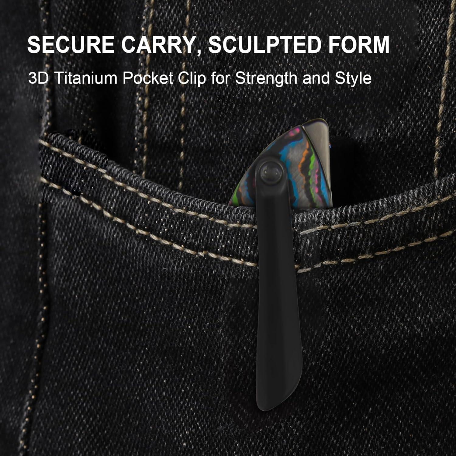 Cuchillo de bolsillo Kizer Spitfire EDC 7.95 cm S35VN Plegable