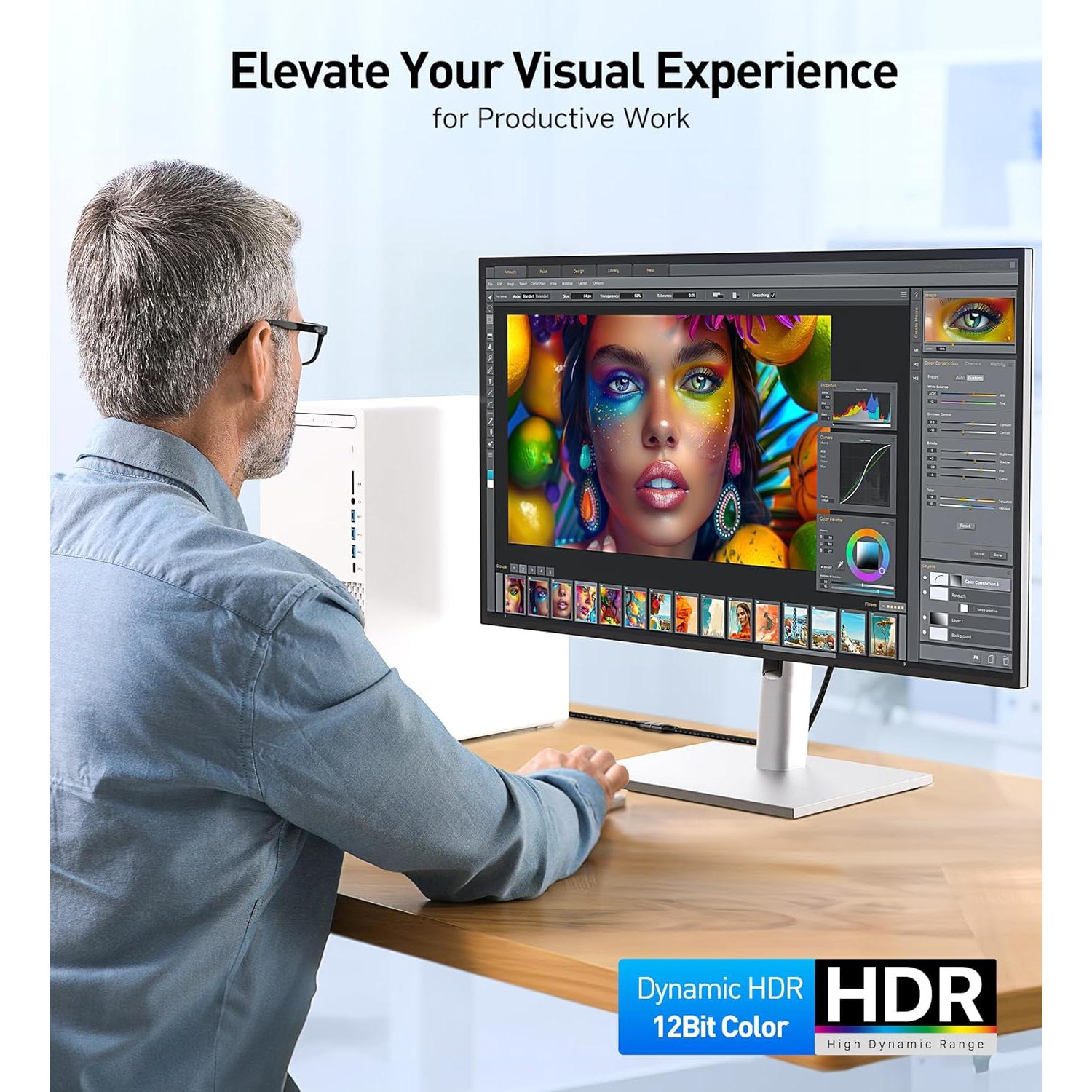 Cable de Extensión HDMI 8K Cable Matters 0.3m Negro