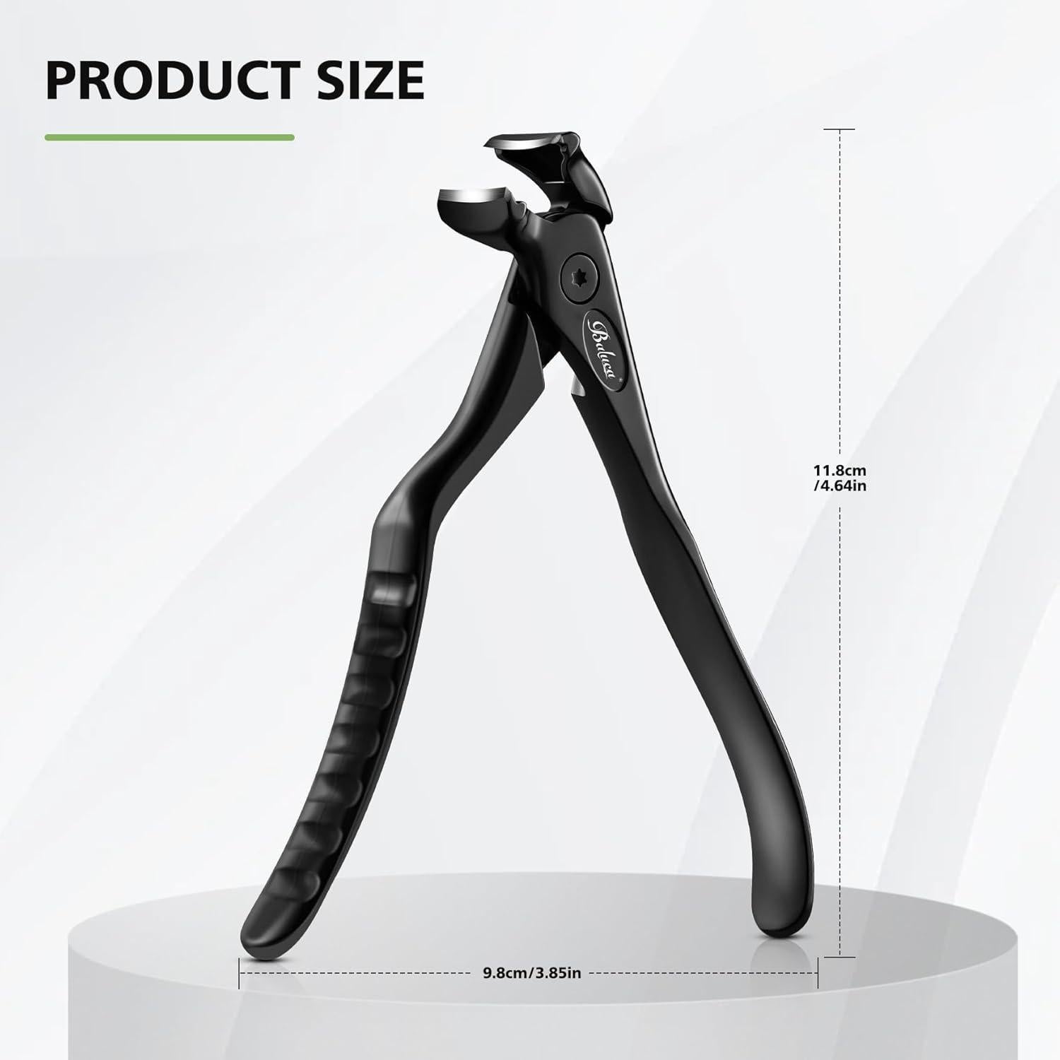 Cortauñas Ergonómico Baluca para Personas Mayores - Negro