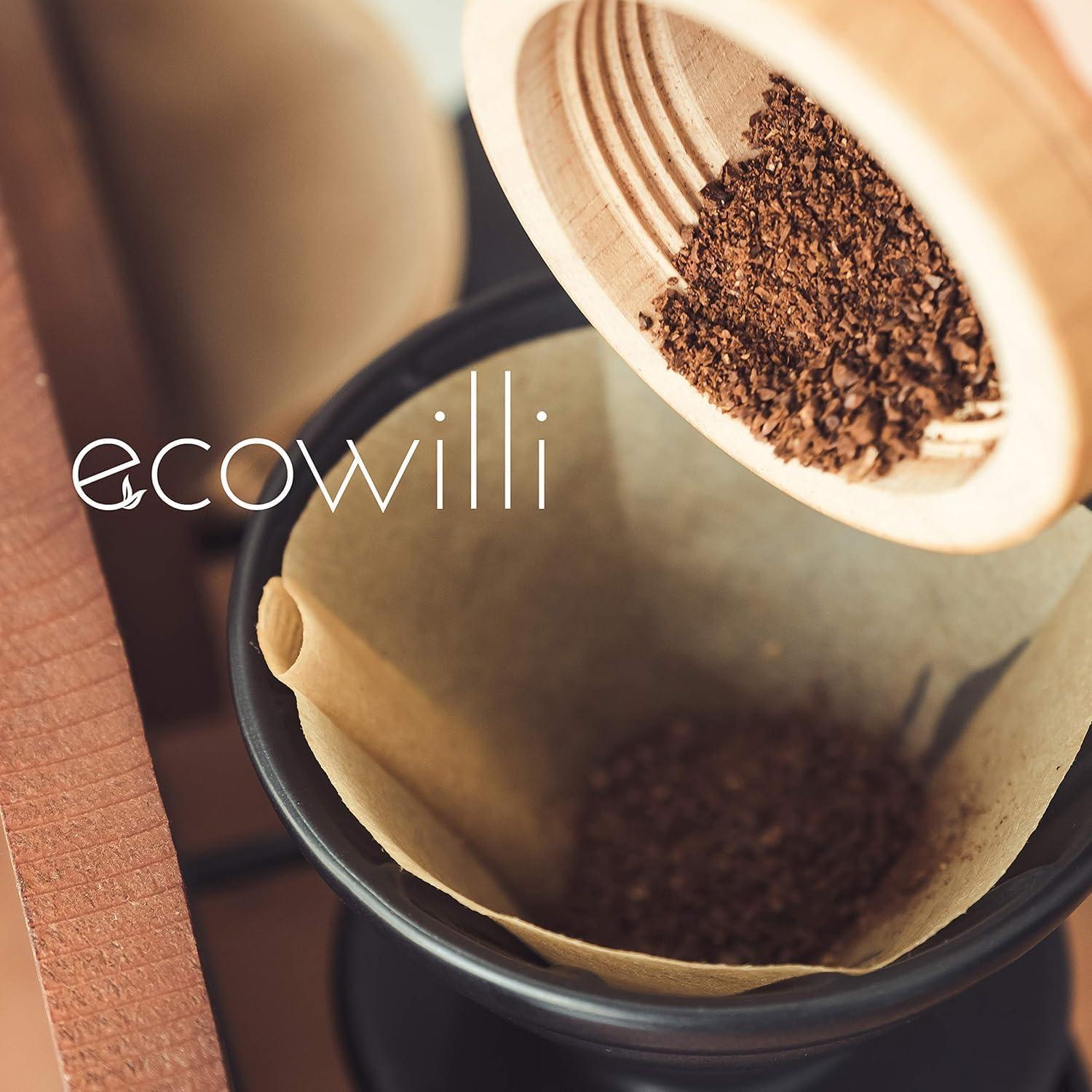 Filtros de Café Biodegradables Ecowilli Tamaño 01 - 200 Unidades