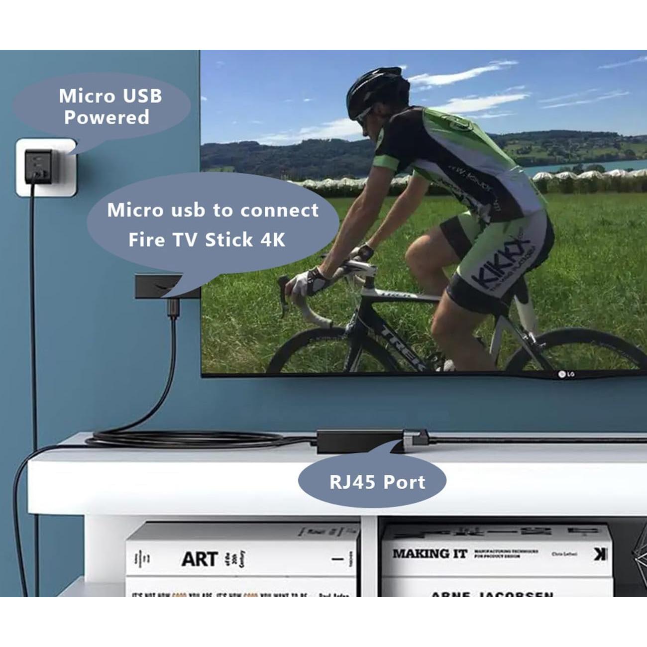 Adaptador Ethernet Snlrntin para Fire TV Stick 4K - Conexión Estable