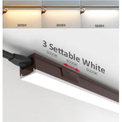 Iluminación LED Bajo Gabinete Leetdud 16 Pulgadas 4 Pcs Bronce