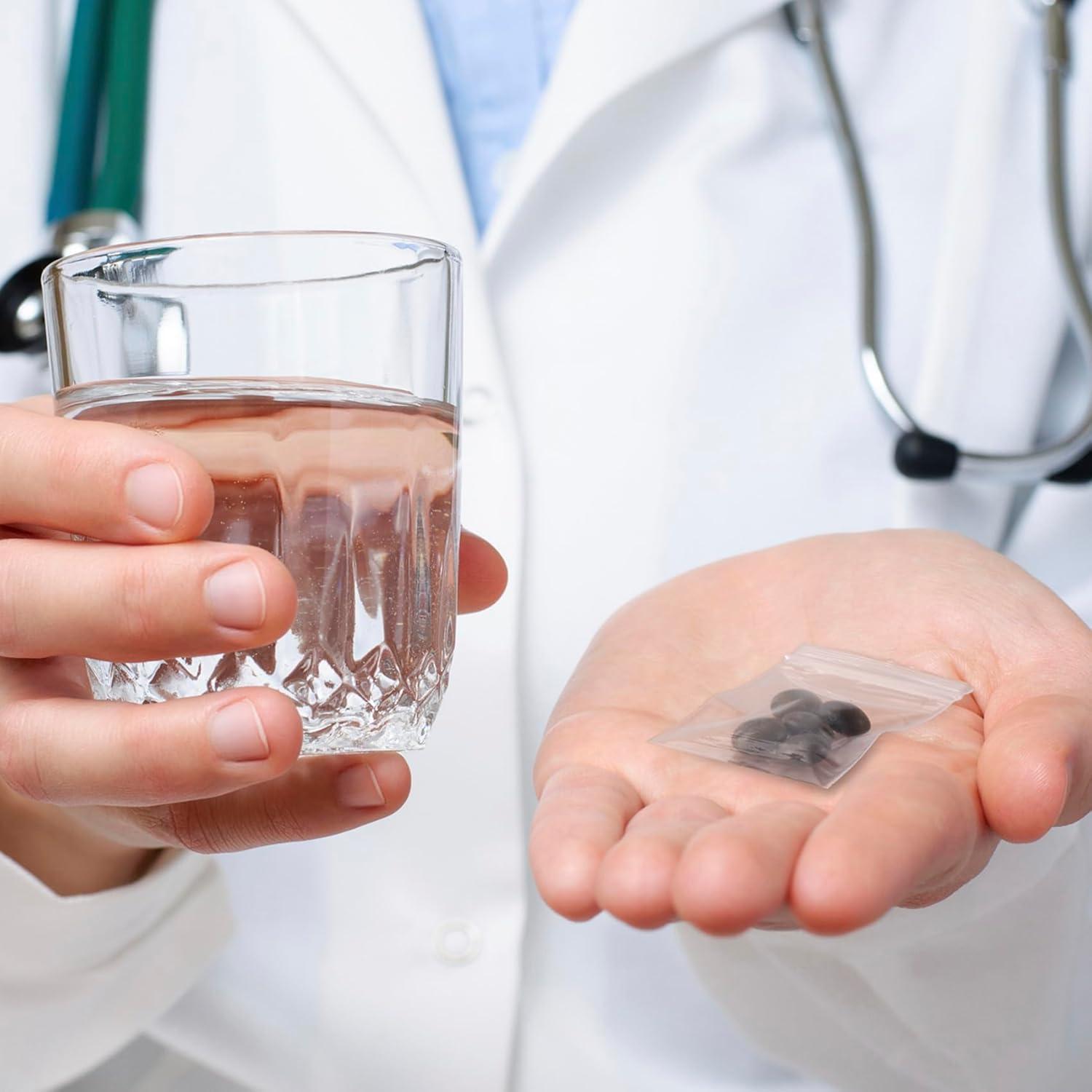 100 Mini Bolsas Zip Reutilizables STSTR 4x6 cm Transparentes