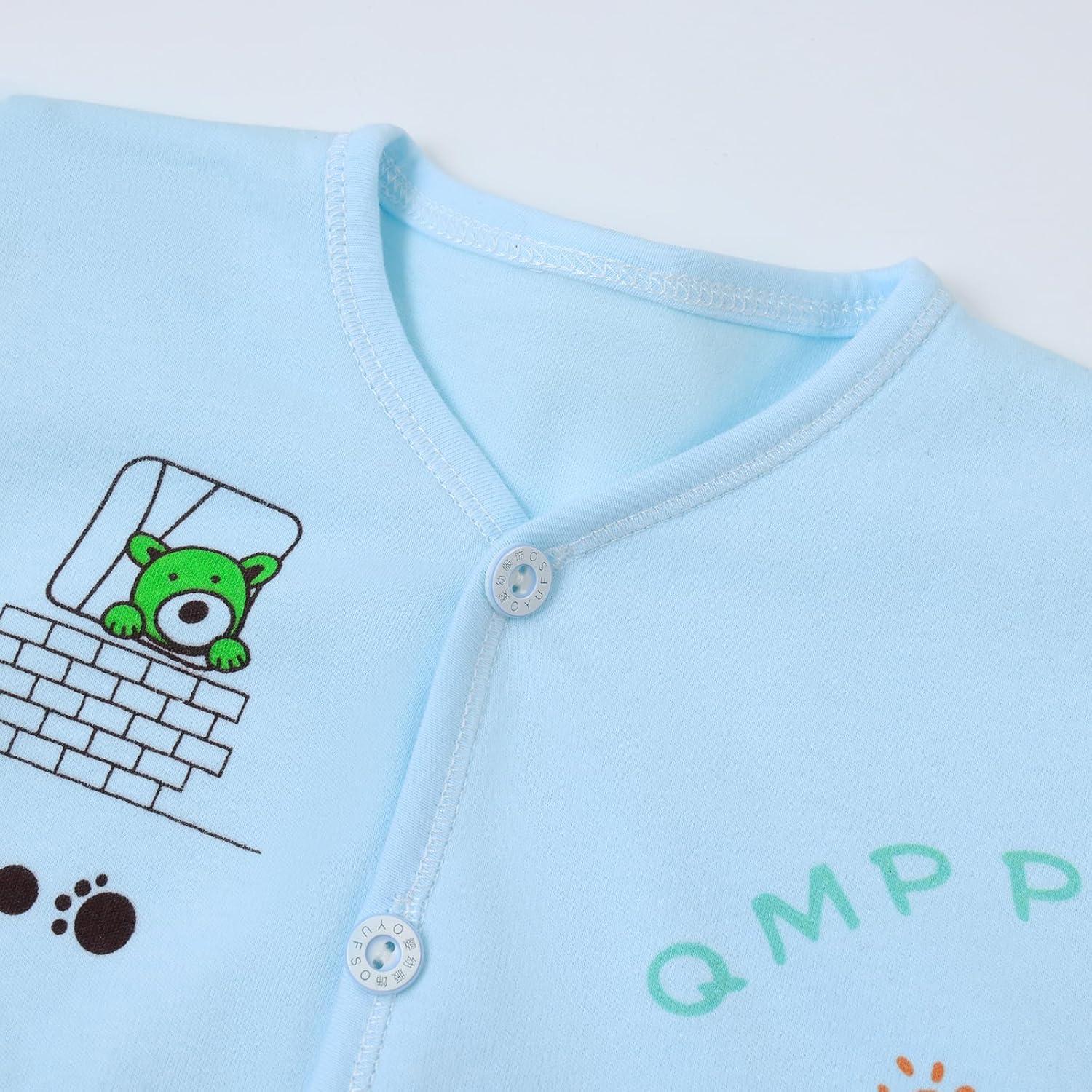 Conjunto de Ropa para Bebés Unisex 5 Piezas Algodón 0-3 Meses