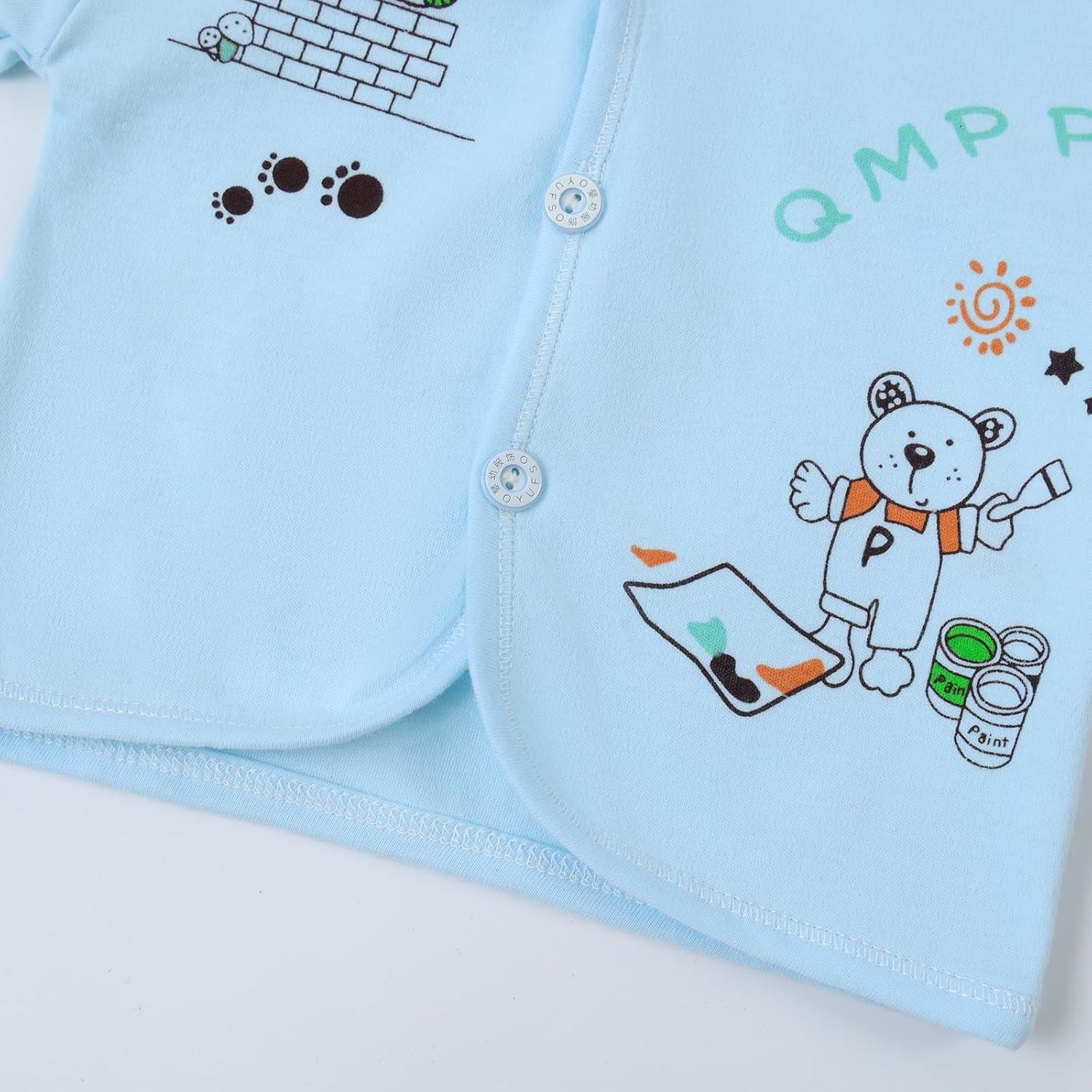 Conjunto de Ropa para Bebés Unisex 5 Piezas Algodón 0-3 Meses