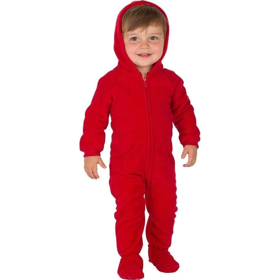 Pijamas con pies unisex Pijamas con pies FL-208-AH Rojo Chile