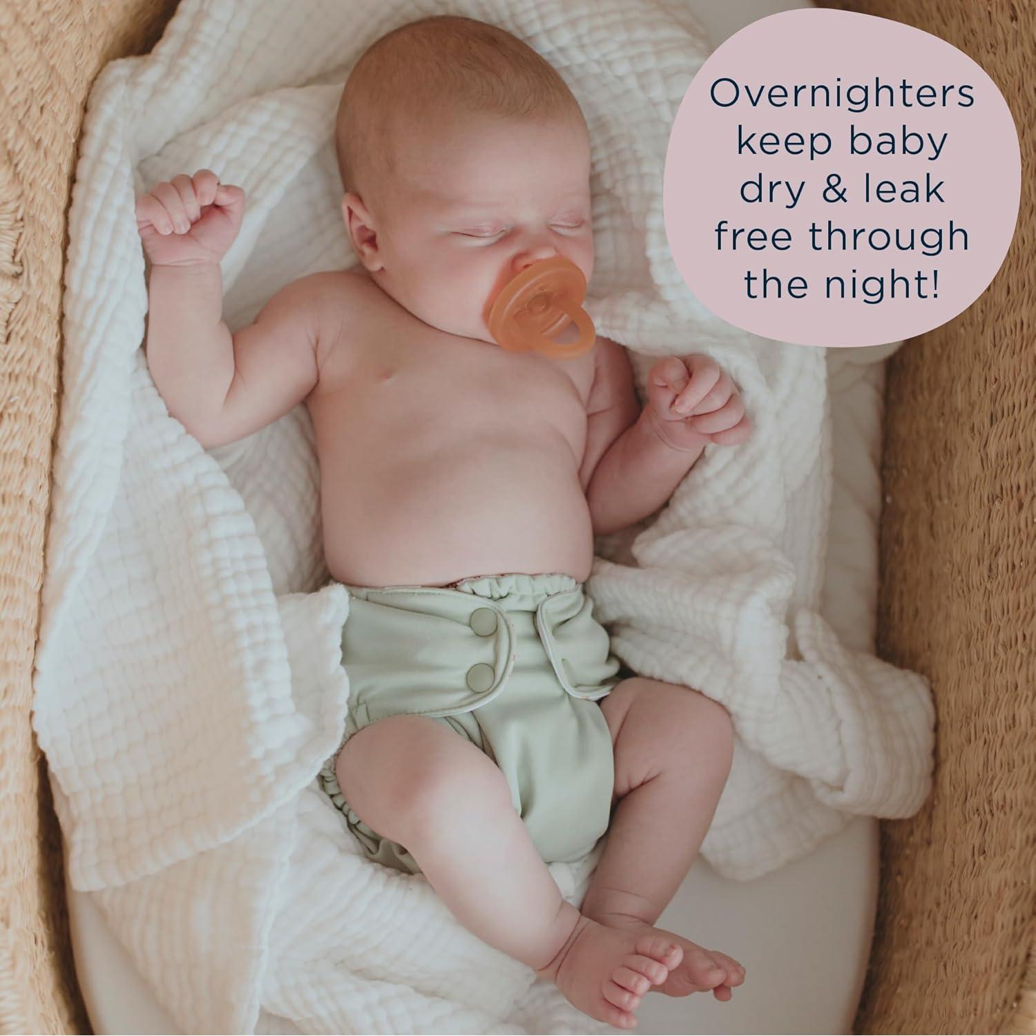 Inserciones Esembly Overnighters para pañales de tela - 2 unidades