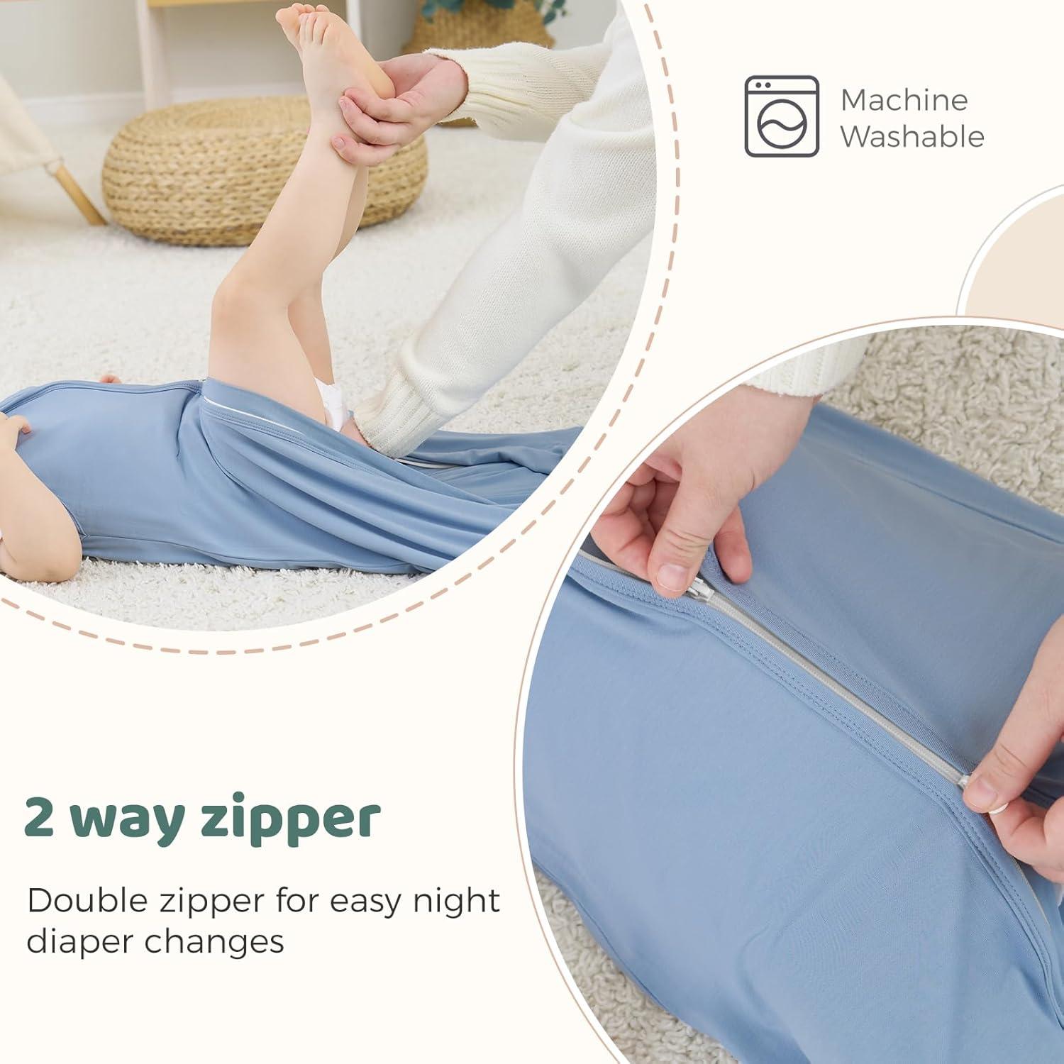 Saco de Sueño Freelooper Viscosa de Bambú 0.5 Tog Bebé 0-6 Meses