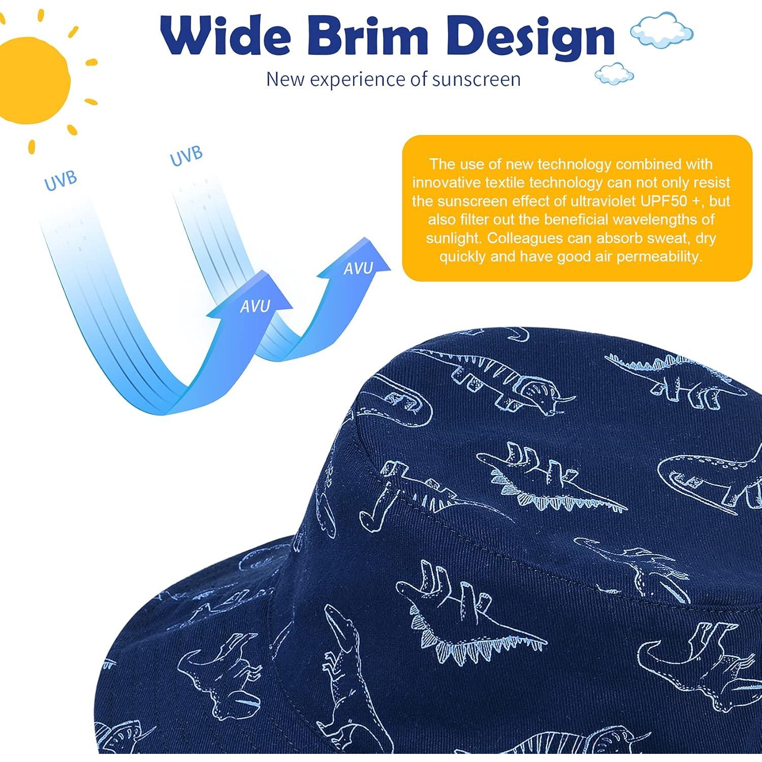 Sombrero de Sol Durio Baby 2Pack UPF 50+ para Niños