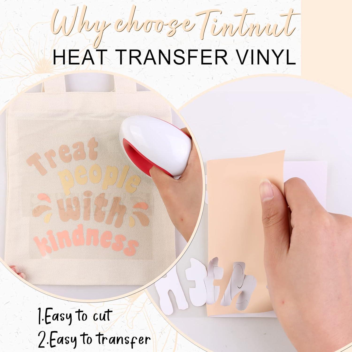 Rollo de Vinilo de Transferencia de Calor Tintnut Albaricoque 10x182.88cm