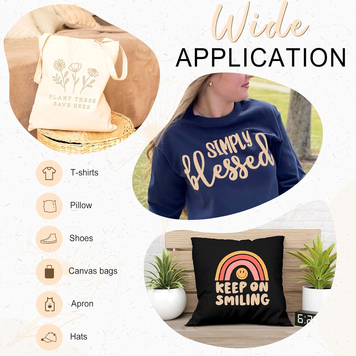 Rollo de Vinilo de Transferencia de Calor Tintnut Albaricoque 10x182.88cm