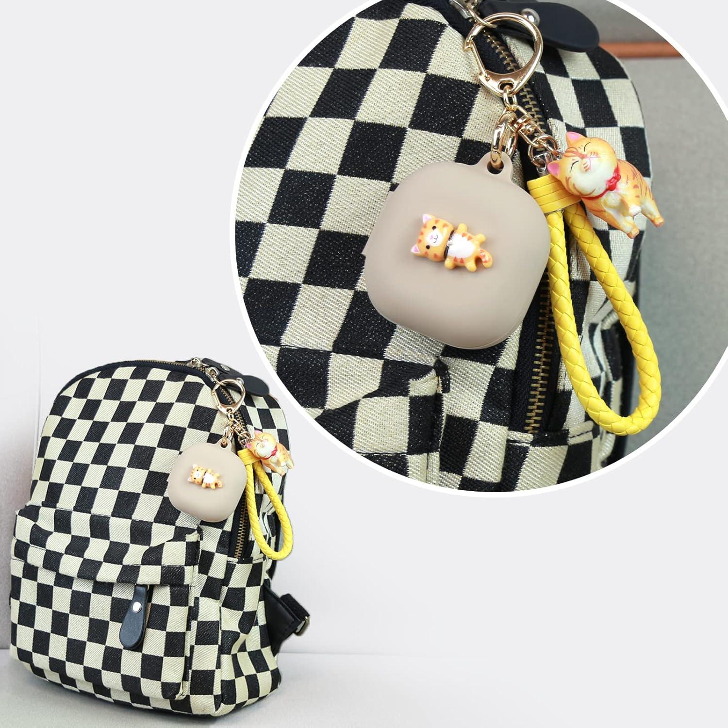 Funda de Silicona Wonhibo para Samsung Galaxy Buds 2 Pro - Oso Kawaii