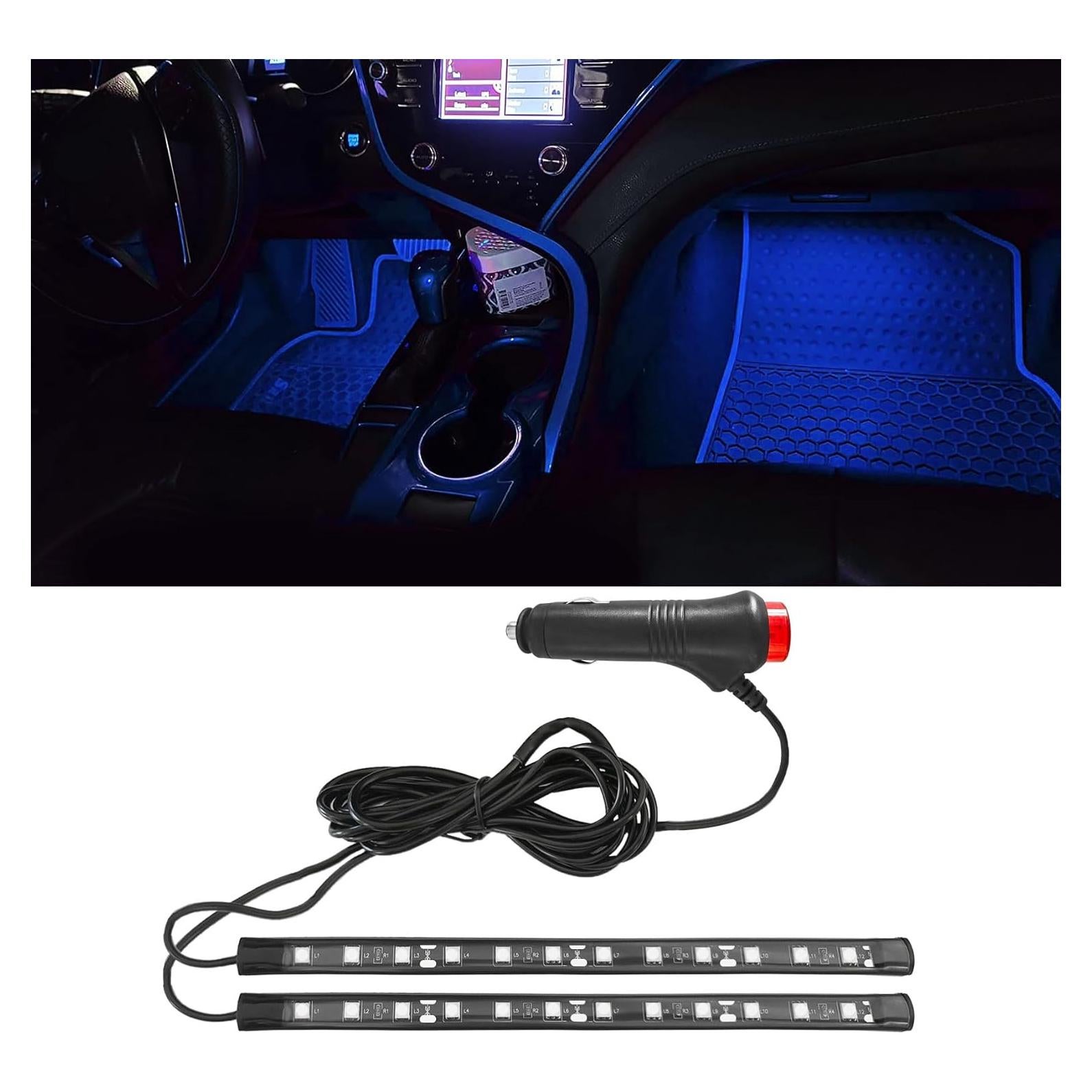 Tira de Luz LED para Auto Tecledsn Azul 12V Impermeable
