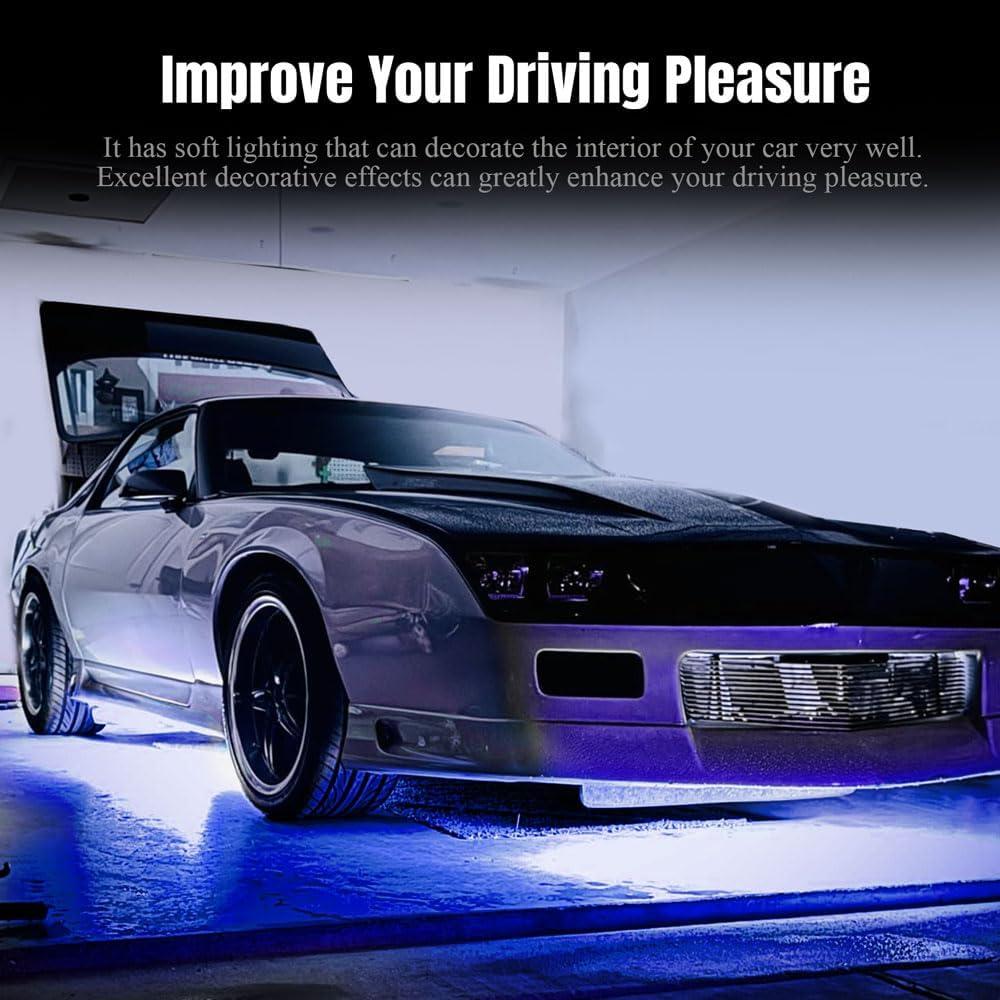 Tira de Luz LED para Auto Tecledsn Azul 12V Impermeable