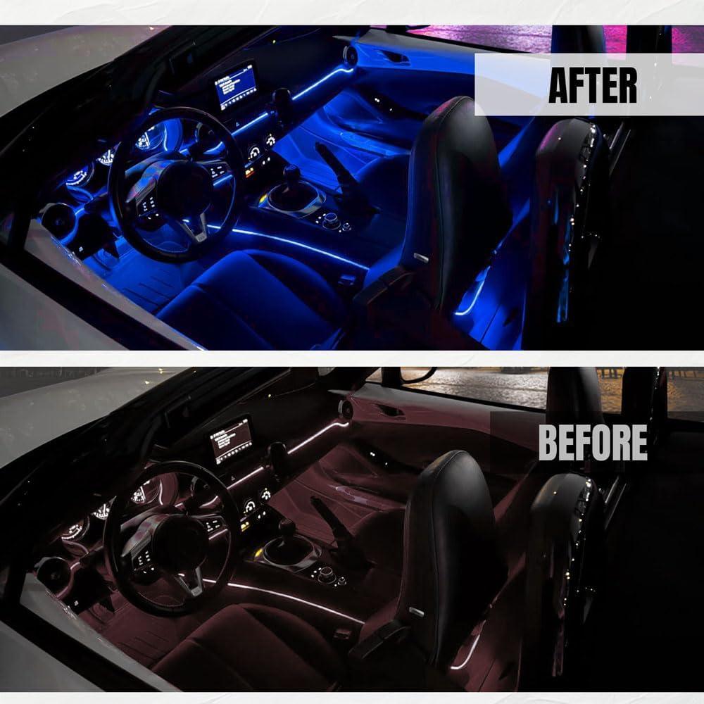 Tira de Luz LED para Auto Tecledsn Azul 12V Impermeable