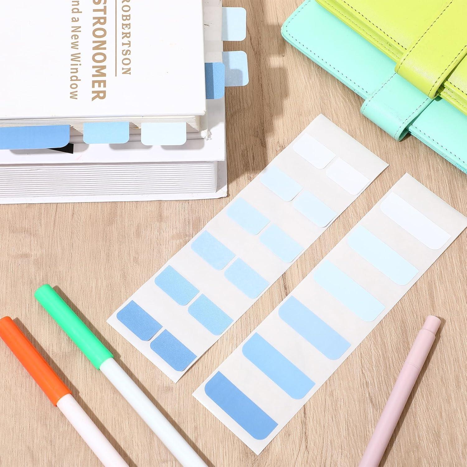 Etiquetas Adhesivas Reposicionables Janlaugh 300 Pcs Azul