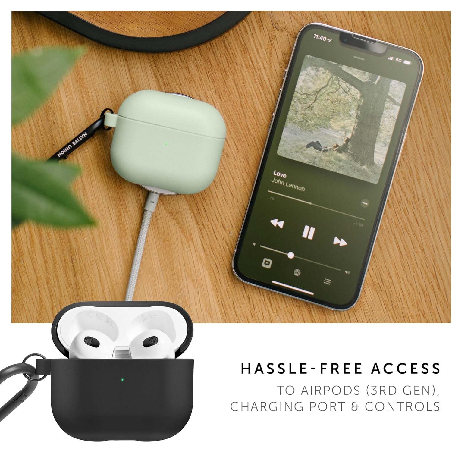 Funda Minimalista Native Union para AirPods 3 - Negro