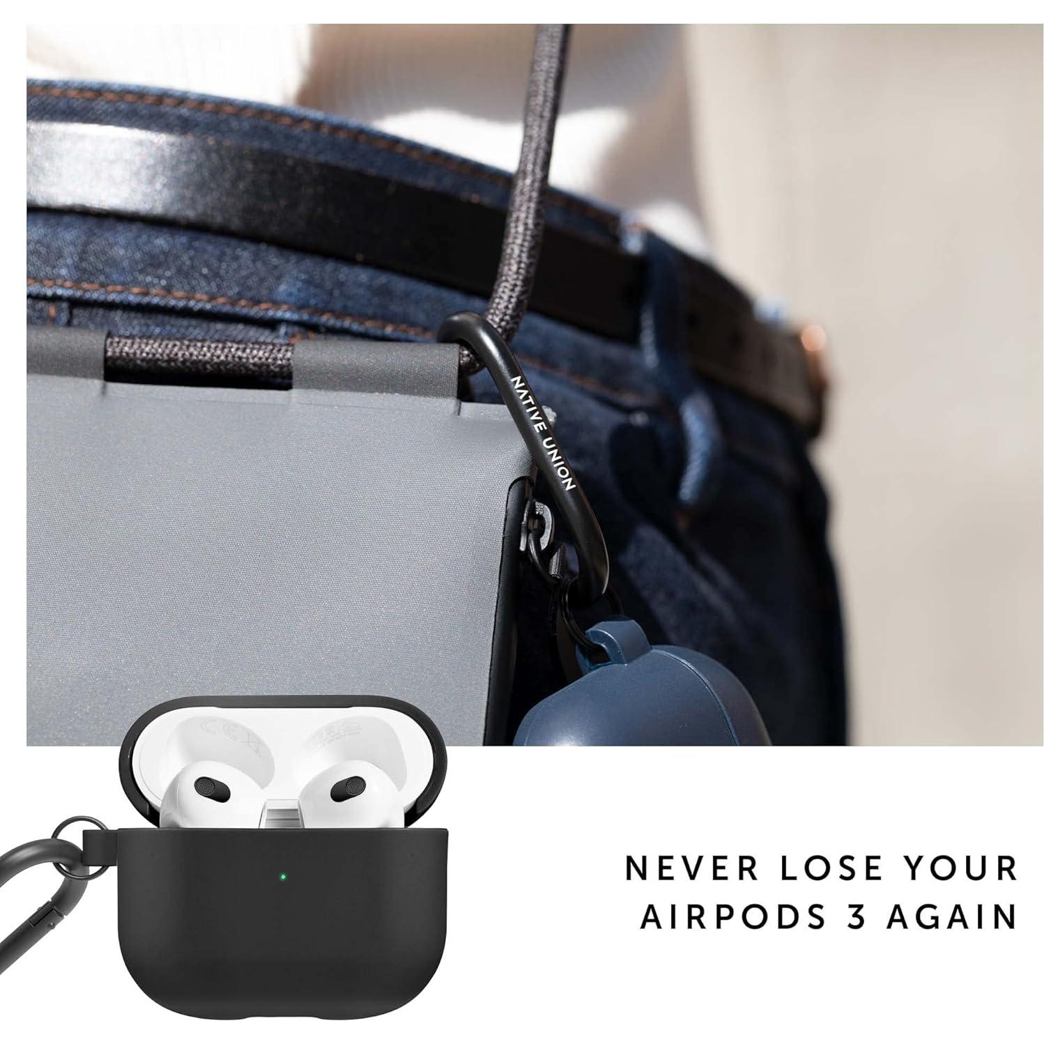 Funda Minimalista Native Union para AirPods 3 - Negro
