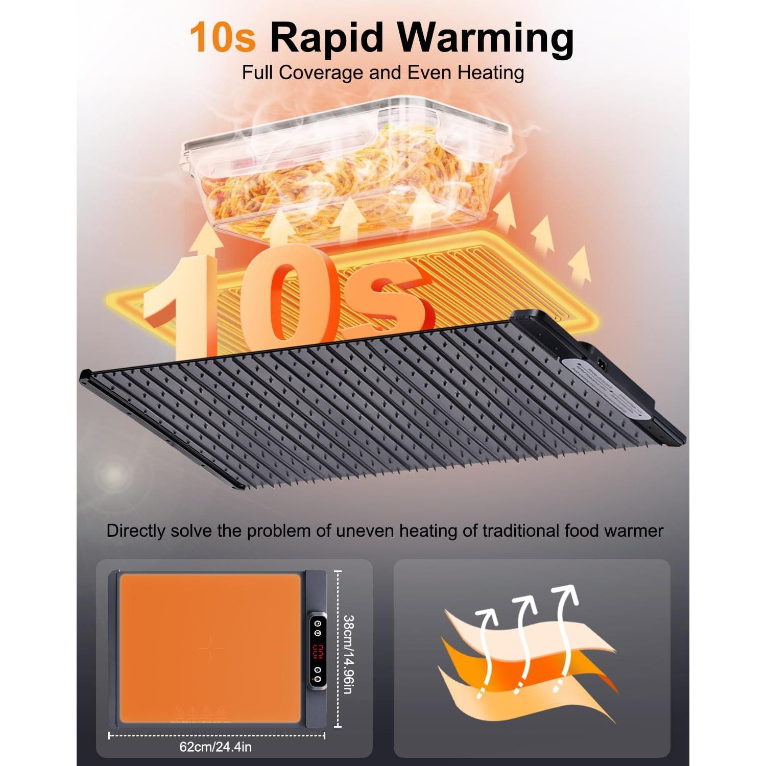 Alfombrilla Calentadora Eléctrica AUTOPkio 300W 37x55cm