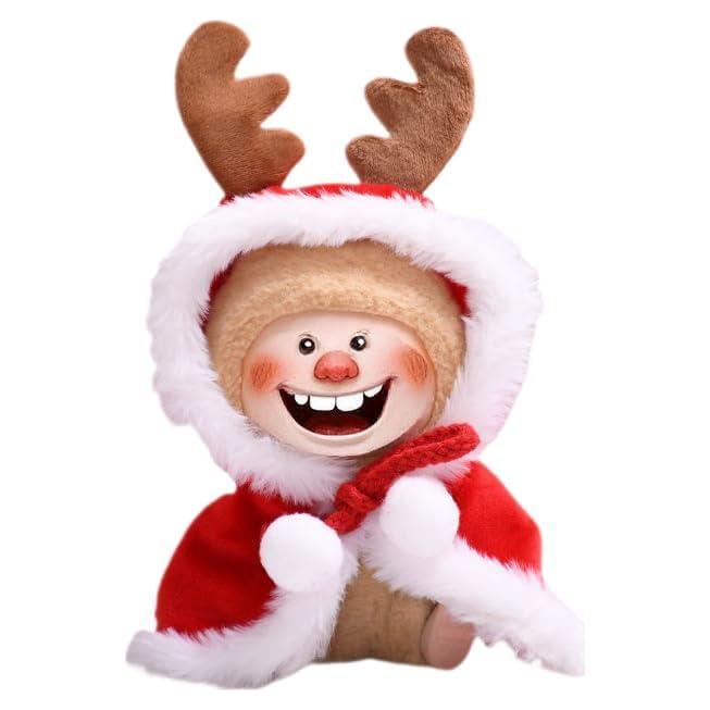 Conjunto de Ropa Navideña para Muñecas 17cm Baooohee - Rojo Brillante