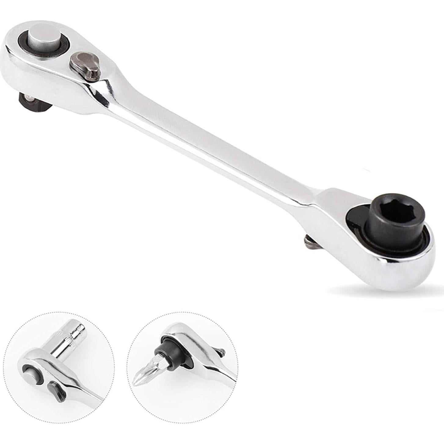 Llave de Trinquete Htppzjr Mini 1/4" (0,64 cm) 72 Dientes