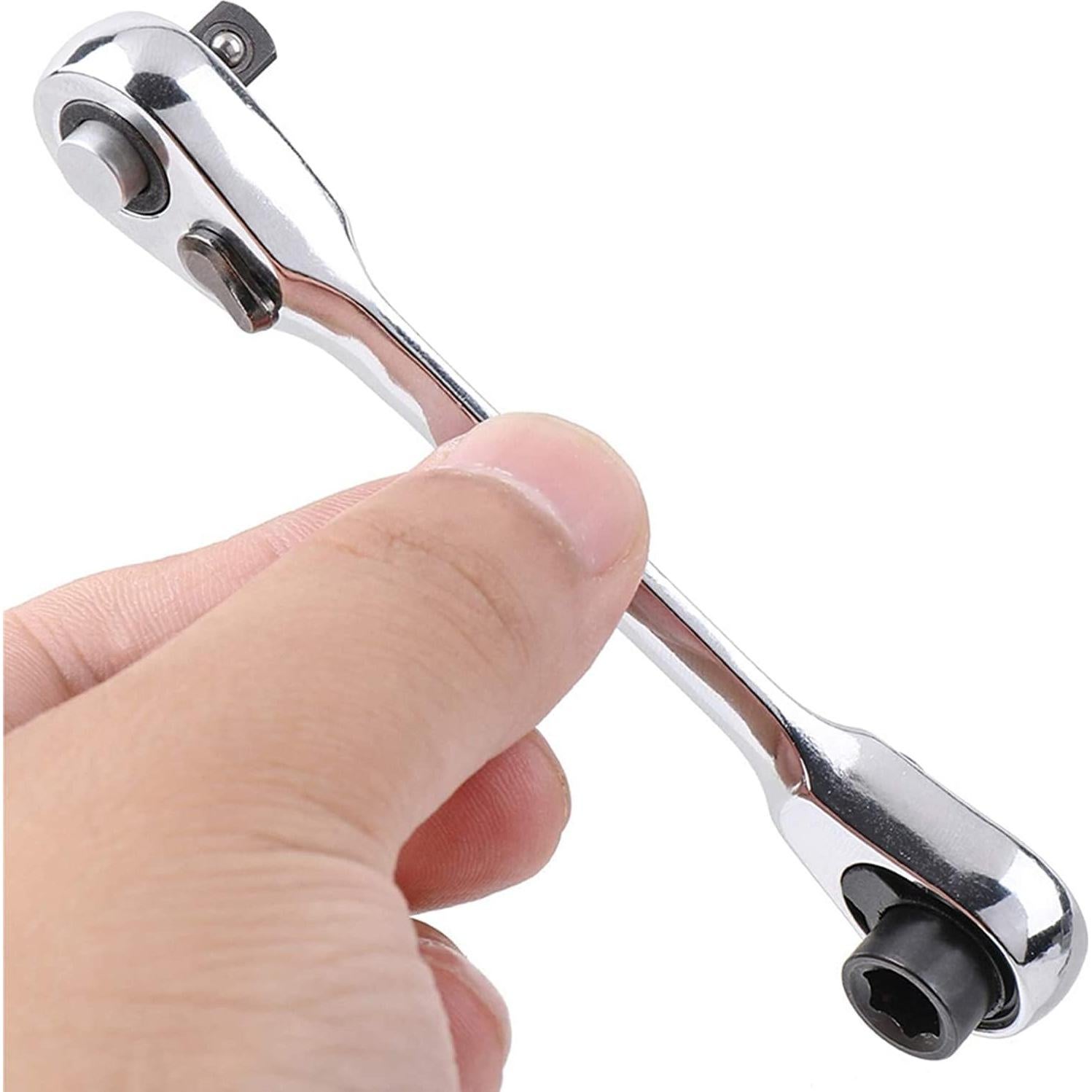 Llave de Trinquete Htppzjr Mini 1/4" (0,64 cm) 72 Dientes