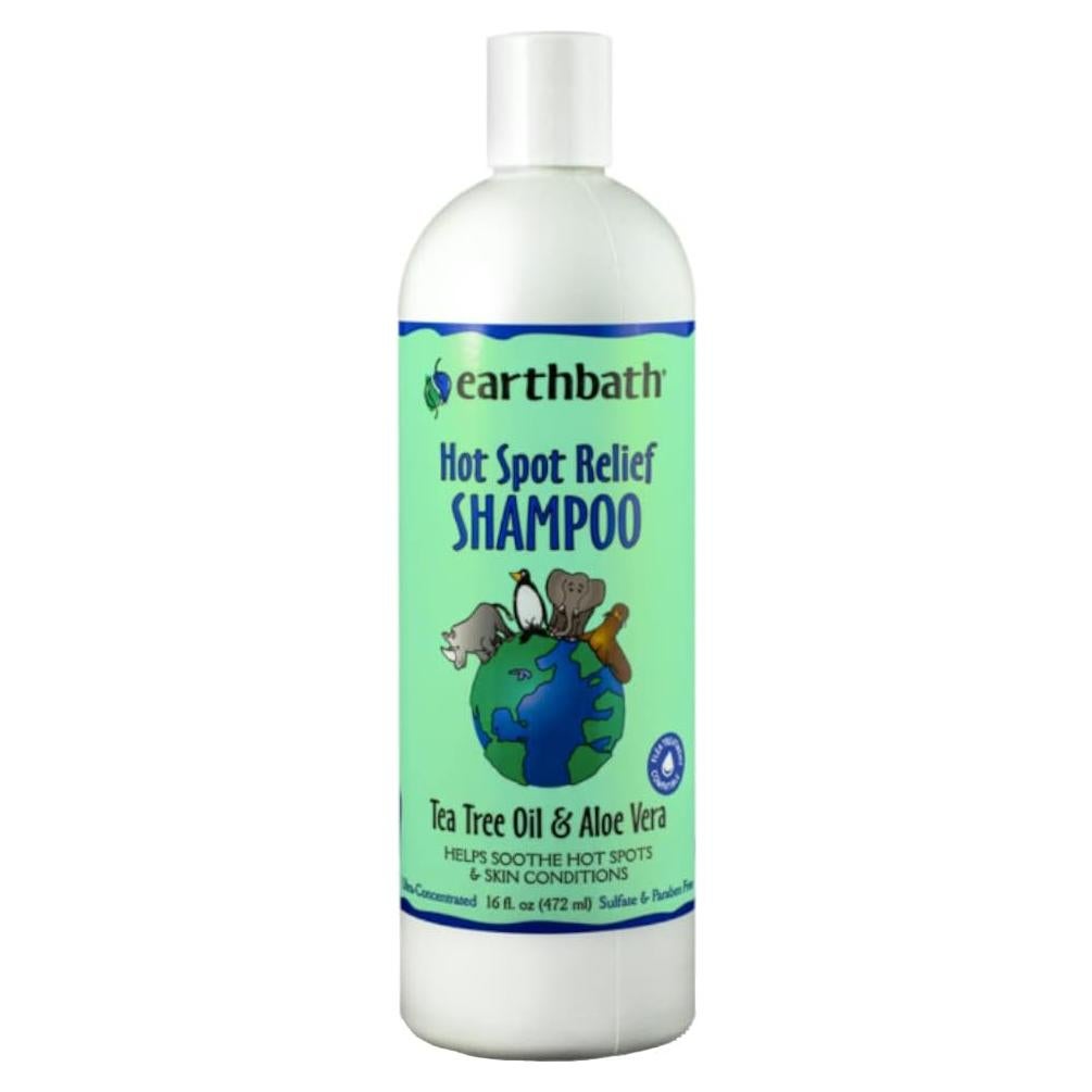 Champú para perros earthbath 16 Oz - Alivio picazón aceite árbol té