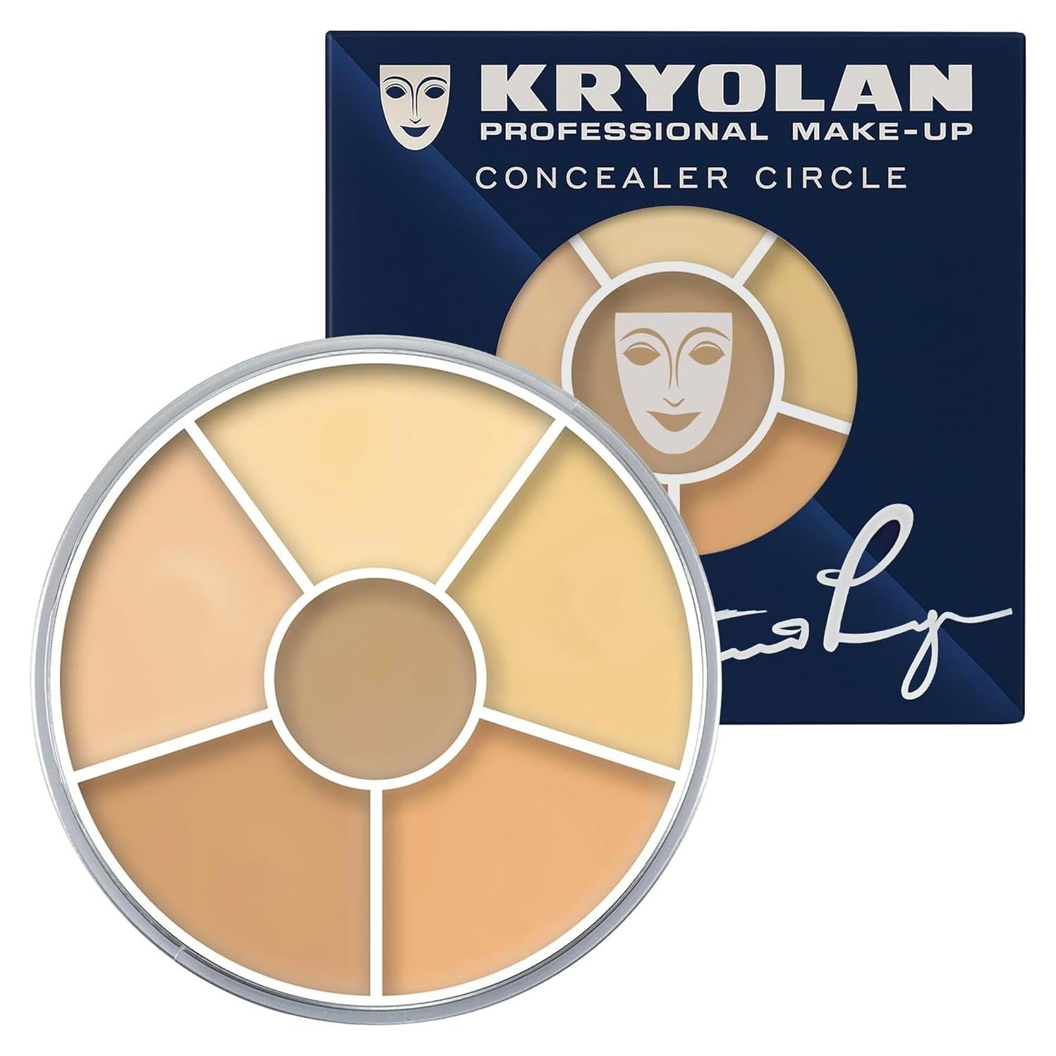 Paleta de Corrector Kryolan 6 Colores - Maquillaje Profesional