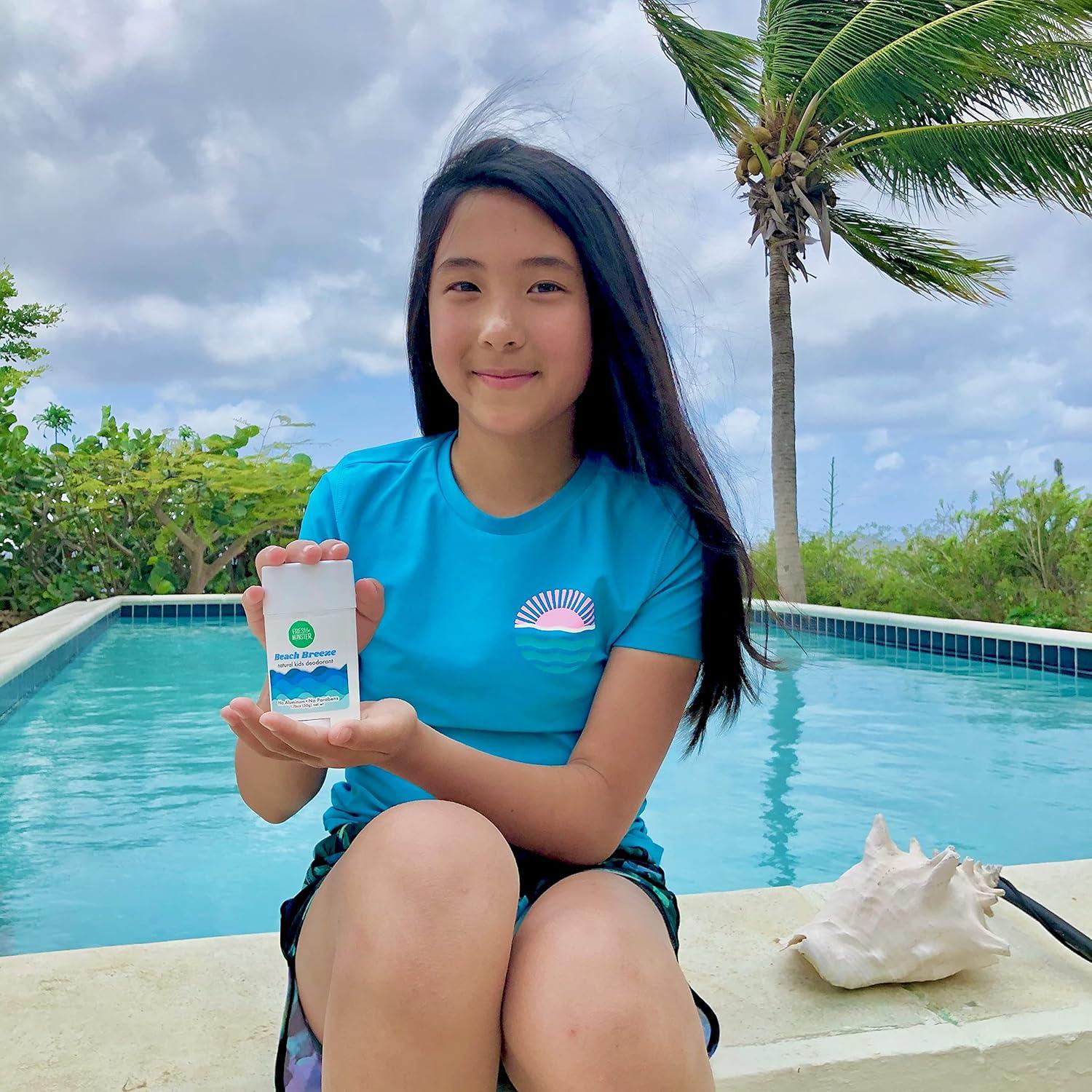 Desodorante Natural Fresh Monster 50g - Brisa de Playa - Hipoalergénico