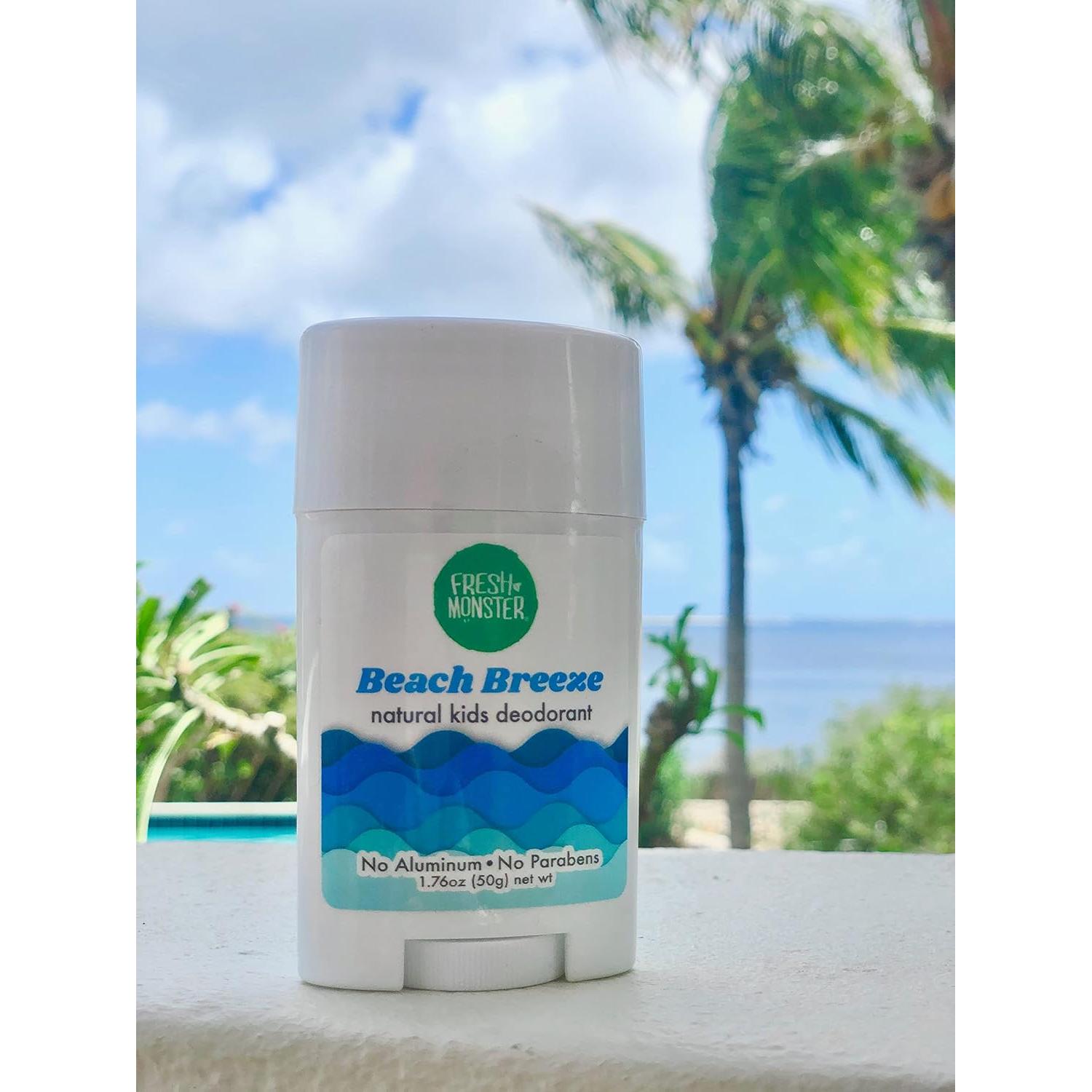 Desodorante Natural Fresh Monster 50g - Brisa de Playa - Hipoalergénico