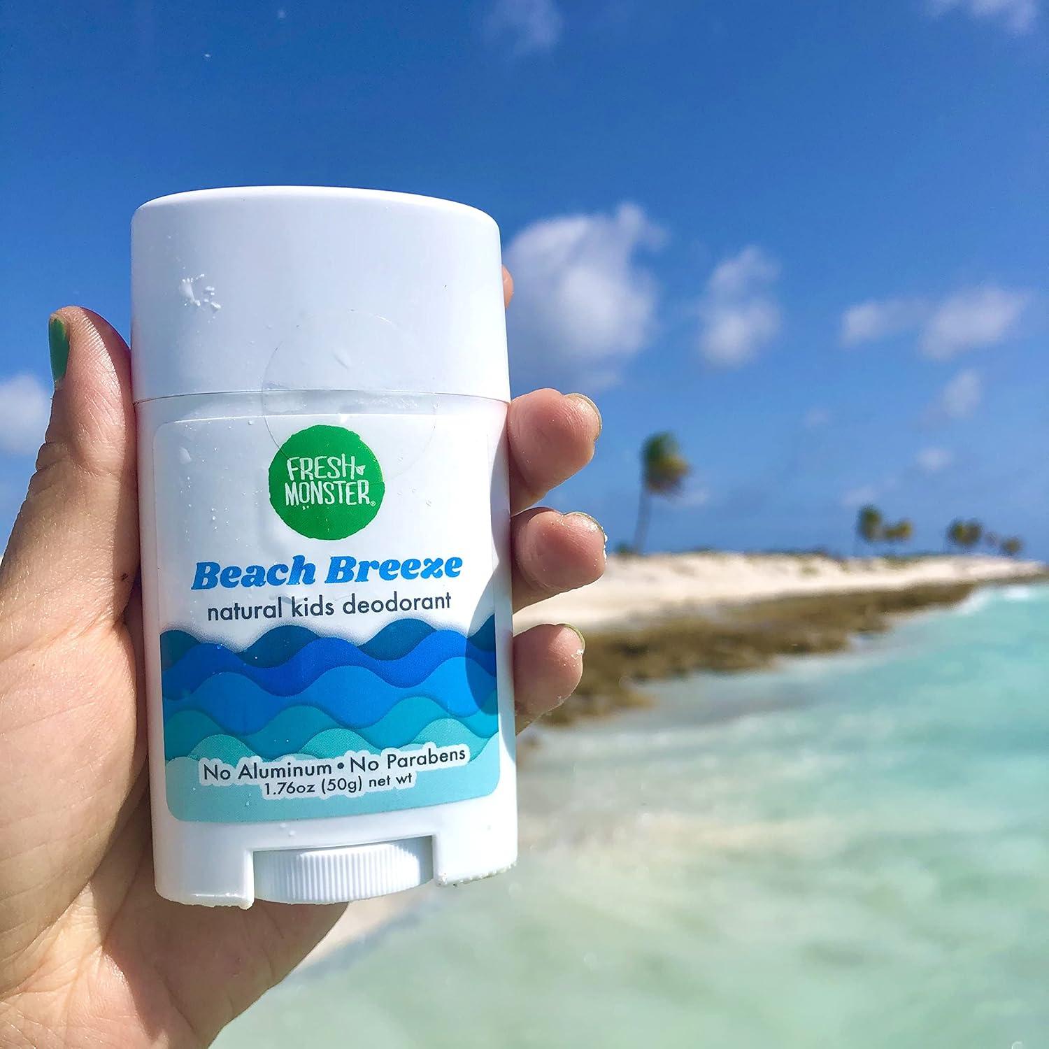 Desodorante Natural Fresh Monster 50g - Brisa de Playa - Hipoalergénico