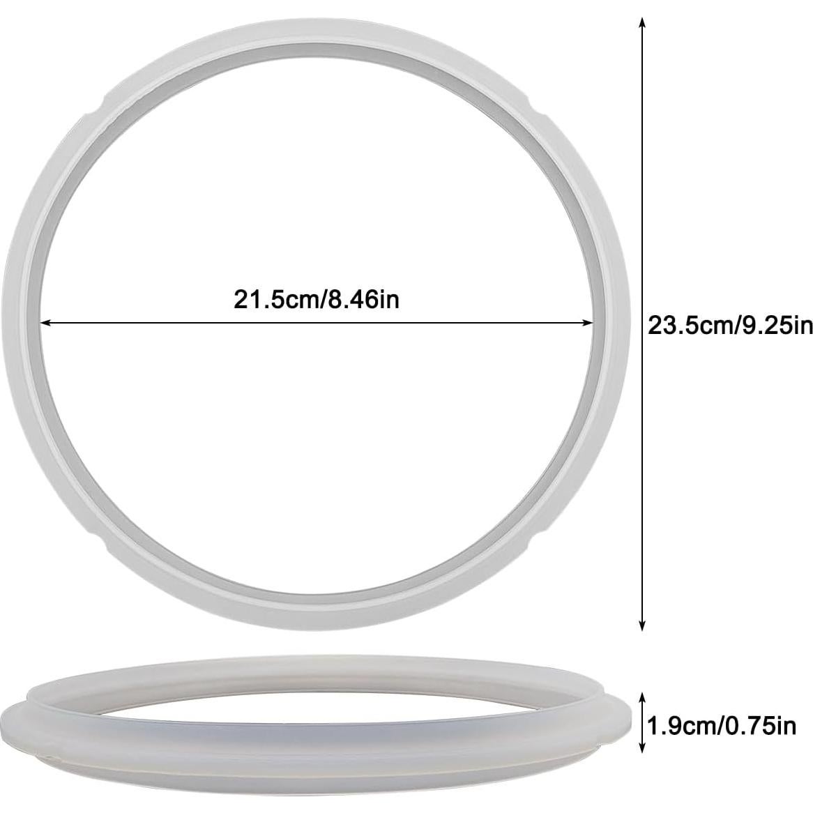 Anillo de Sellado de Silicona CKANDAY para Ollas Instant Pot 6 Qt