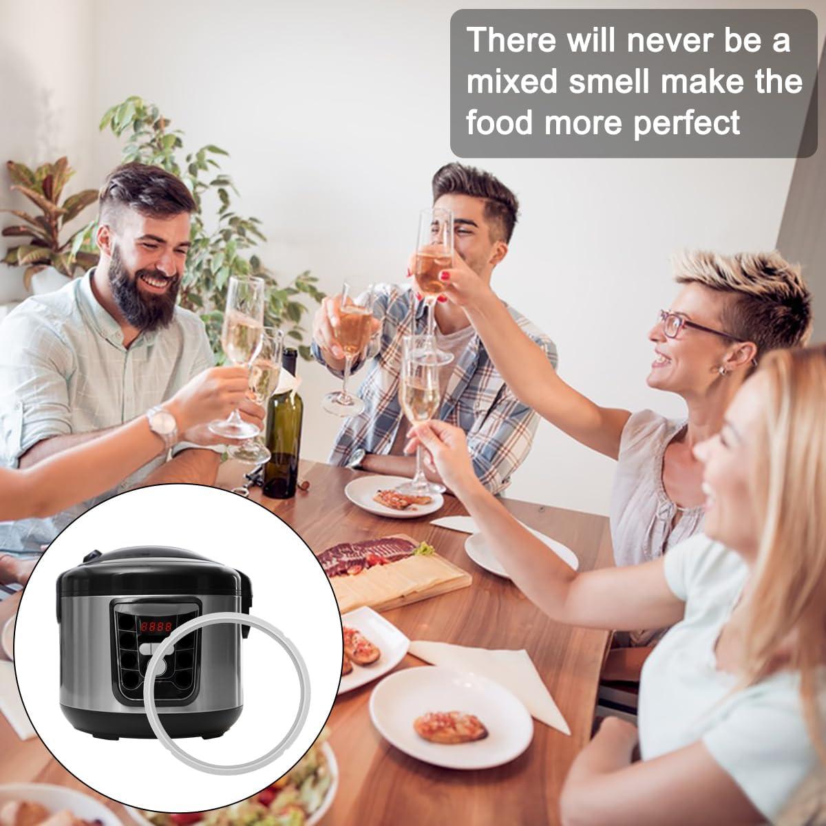 Anillo de Sellado de Silicona CKANDAY para Ollas Instant Pot 6 Qt