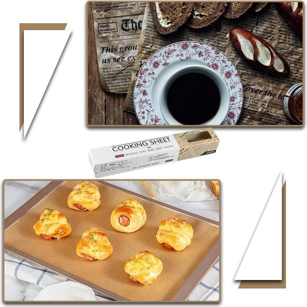 Rollo de Papel Pergamino para Hornear 300cm x 25cm QiangXINGYai