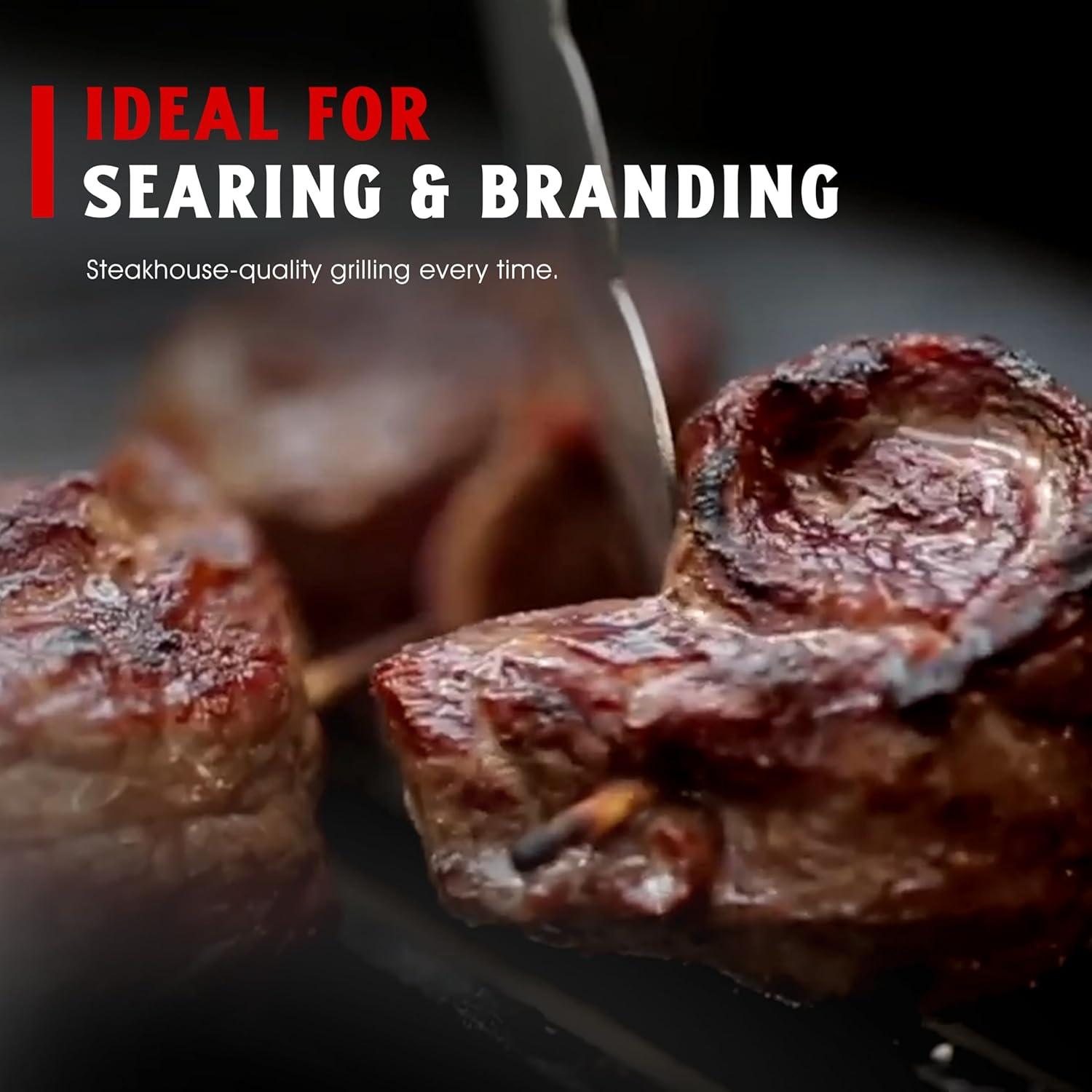 Rejilla Modular de Hierro Fundido Craycort 44.4 cm Pre-Sazonada